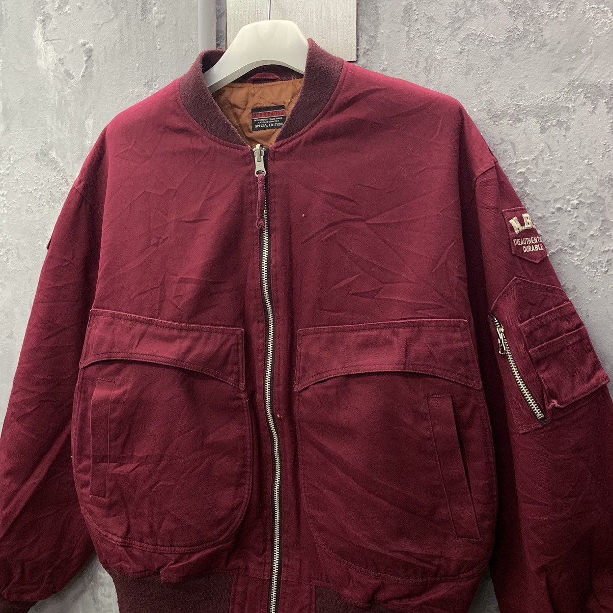Japanese Brand × Vintage Vintage Mens Ba -Tsu Special Edition Varsity Jacket Size US L / EU 52-54 / 3 - 3 Thumbnail