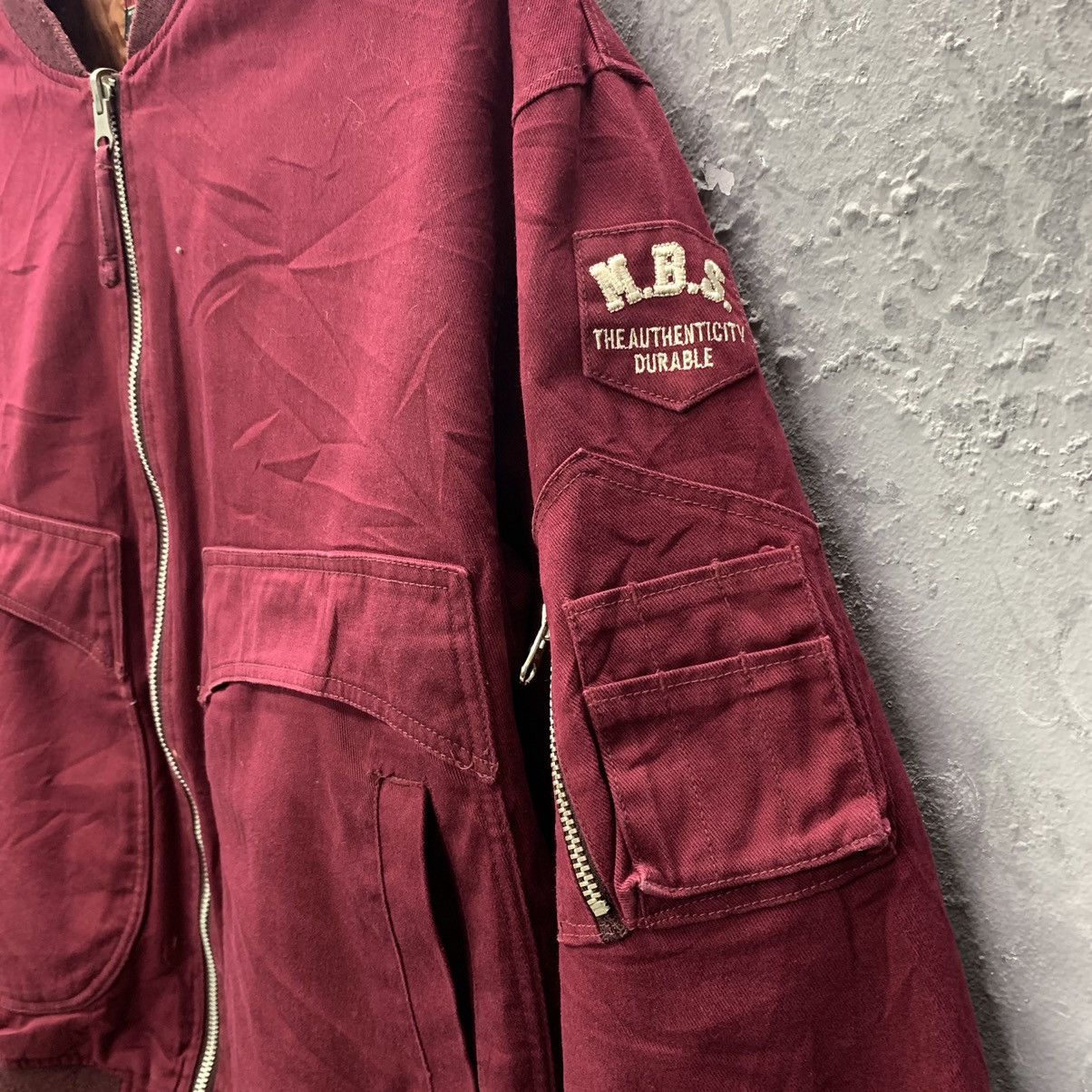 Japanese Brand × Vintage Vintage Mens Ba -Tsu Special Edition Varsity Jacket Size US L / EU 52-54 / 3 - 5 Thumbnail