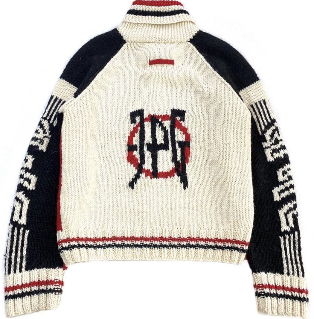 Jean Paul Gaultier Jean Paul Gaultier ‘JPG’ Logo Wool Cardigan Size US M / EU 48-50 / 2 - 1 Thumbnail
