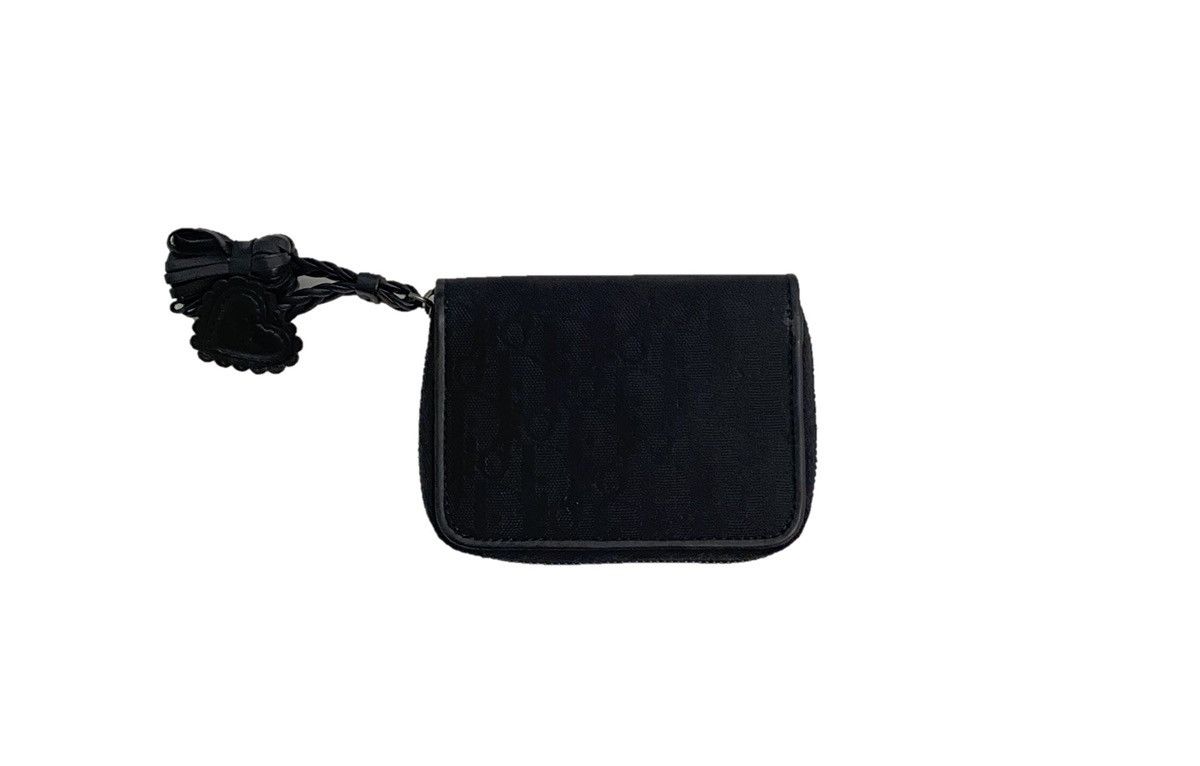 Dior Dior Black Monogram Heart Tassle Coin Wallet Size ONE SIZE - 2 Thumbnail