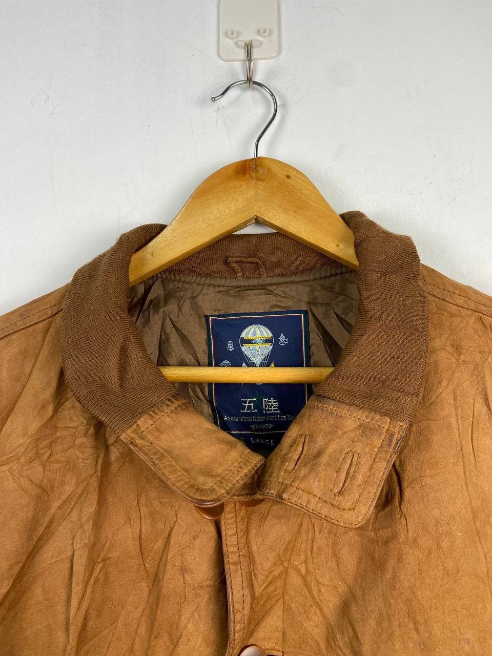 Vintage 🇯🇵 Vintage Type A-2 Suede Bomber Jacket Size US L / EU 52-54 / 3 - 6 Thumbnail