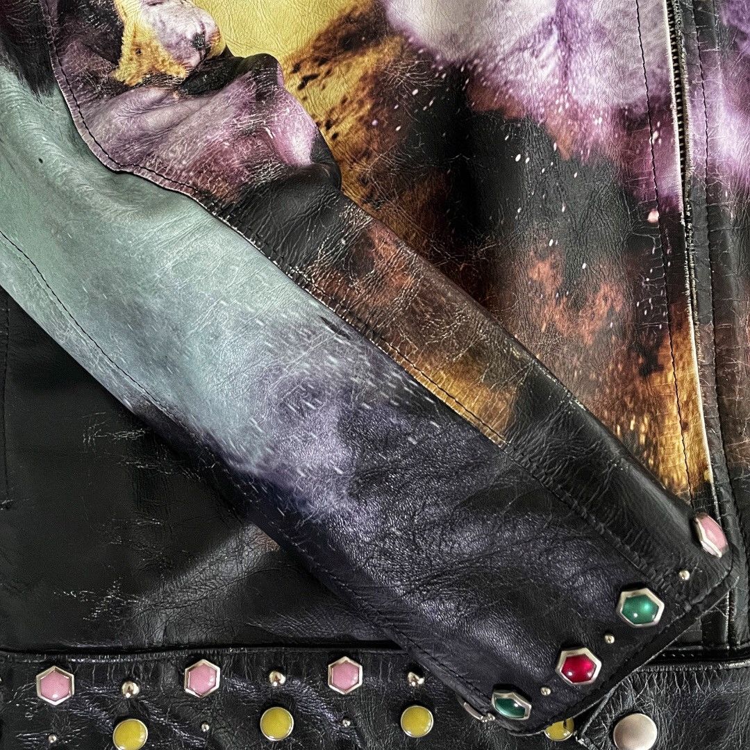 Undercover Undercover SS16 Paint Explosions Studded Leather Jacket Size US M / EU 48-50 / 2 - 6 Thumbnail