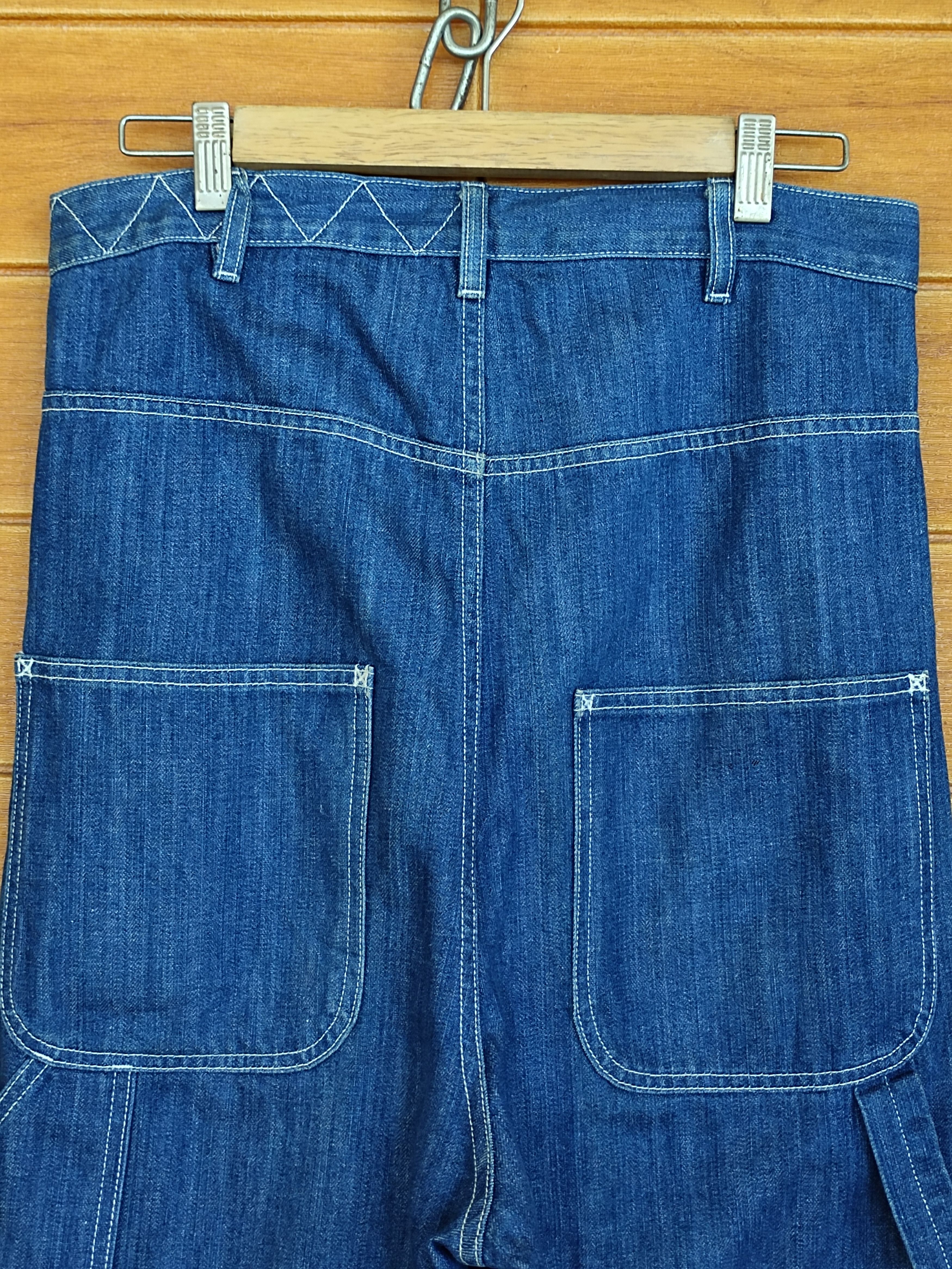 Kapital Vintage Hare Japan Drop Crotch Carpenter Denim Jeans Size US 31 - 8 Thumbnail