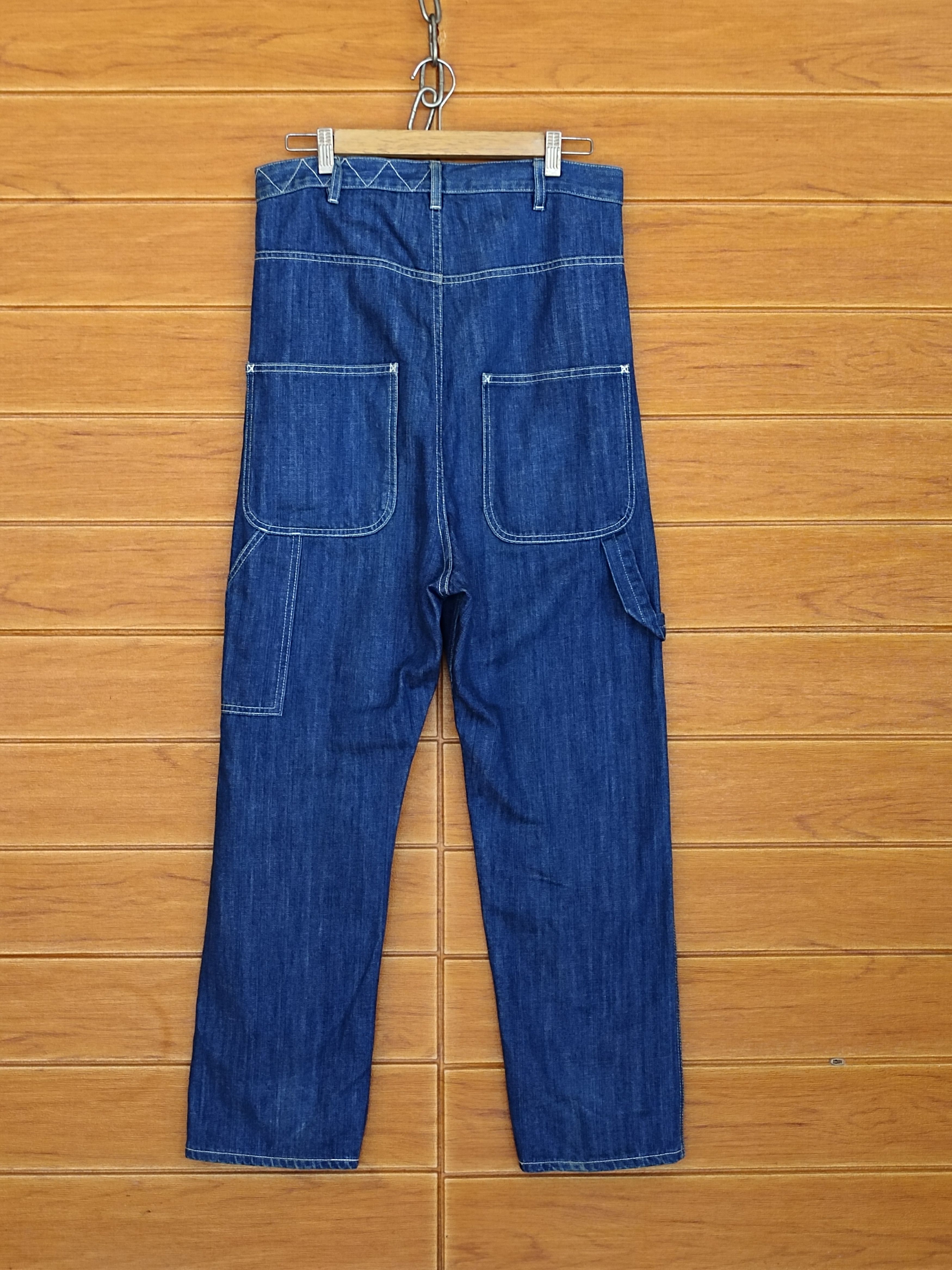 Kapital Vintage Hare Japan Drop Crotch Carpenter Denim Jeans Size US 31 - 1 Thumbnail
