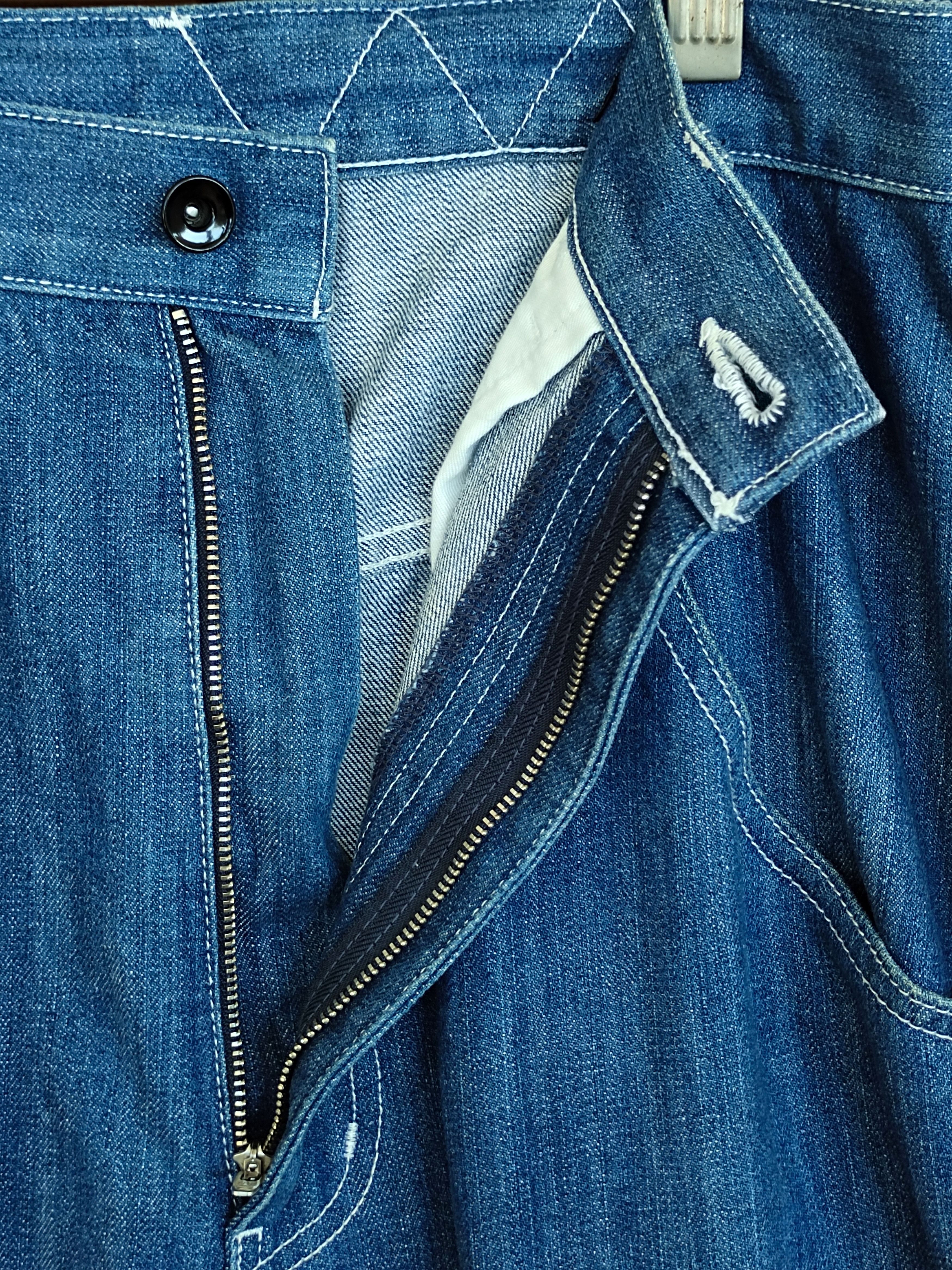 Kapital Vintage Hare Japan Drop Crotch Carpenter Denim Jeans Size US 31 - 13 Thumbnail