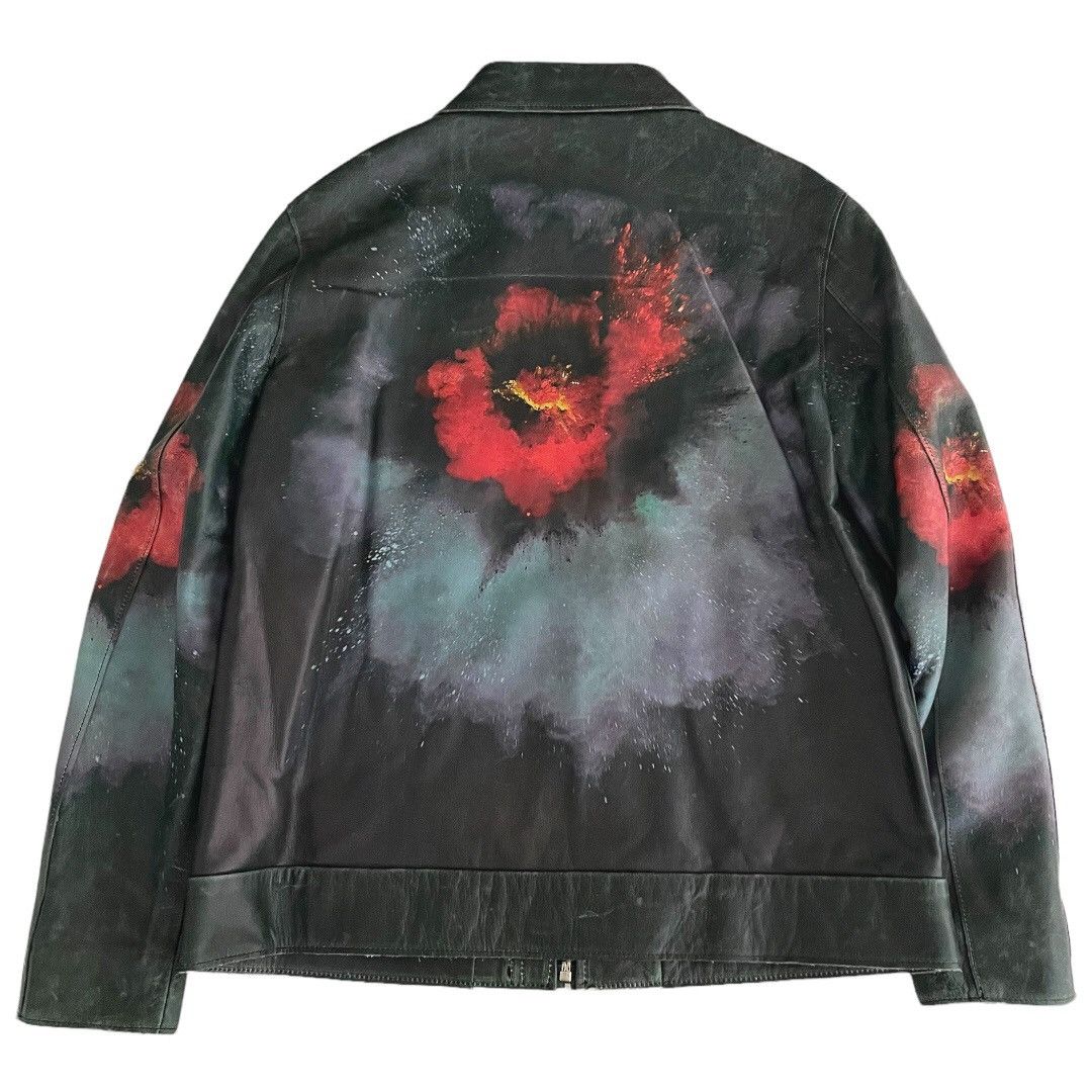 Undercover Undercover SS16 Paint Explosions Leather Blouson Jacket Size US M / EU 48-50 / 2 - 2 Thumbnail