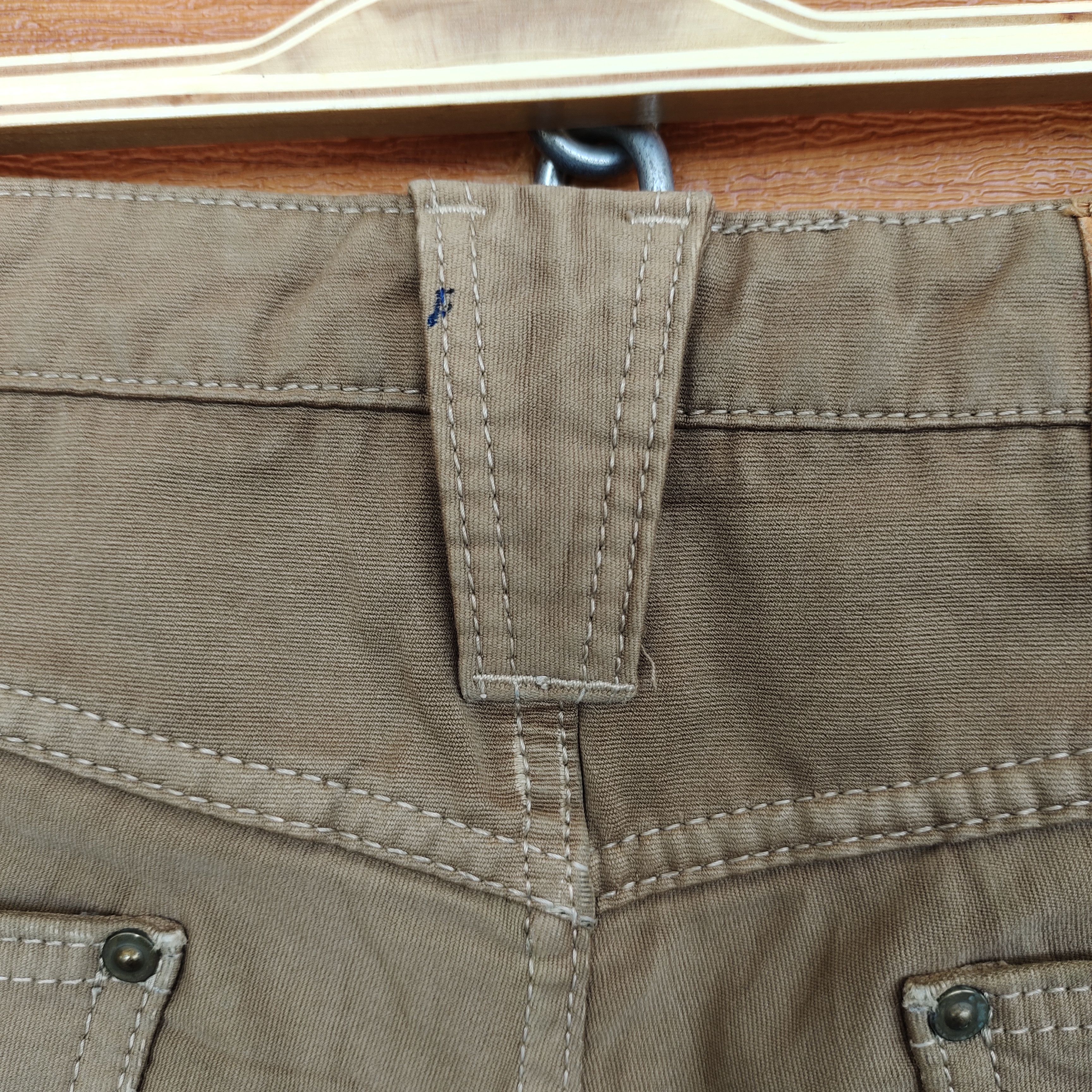 Hysteric Glamour H.R. Market Blue Blue Waxed Cotton Denim Pants Size US 32 / EU 48 - 11 Thumbnail