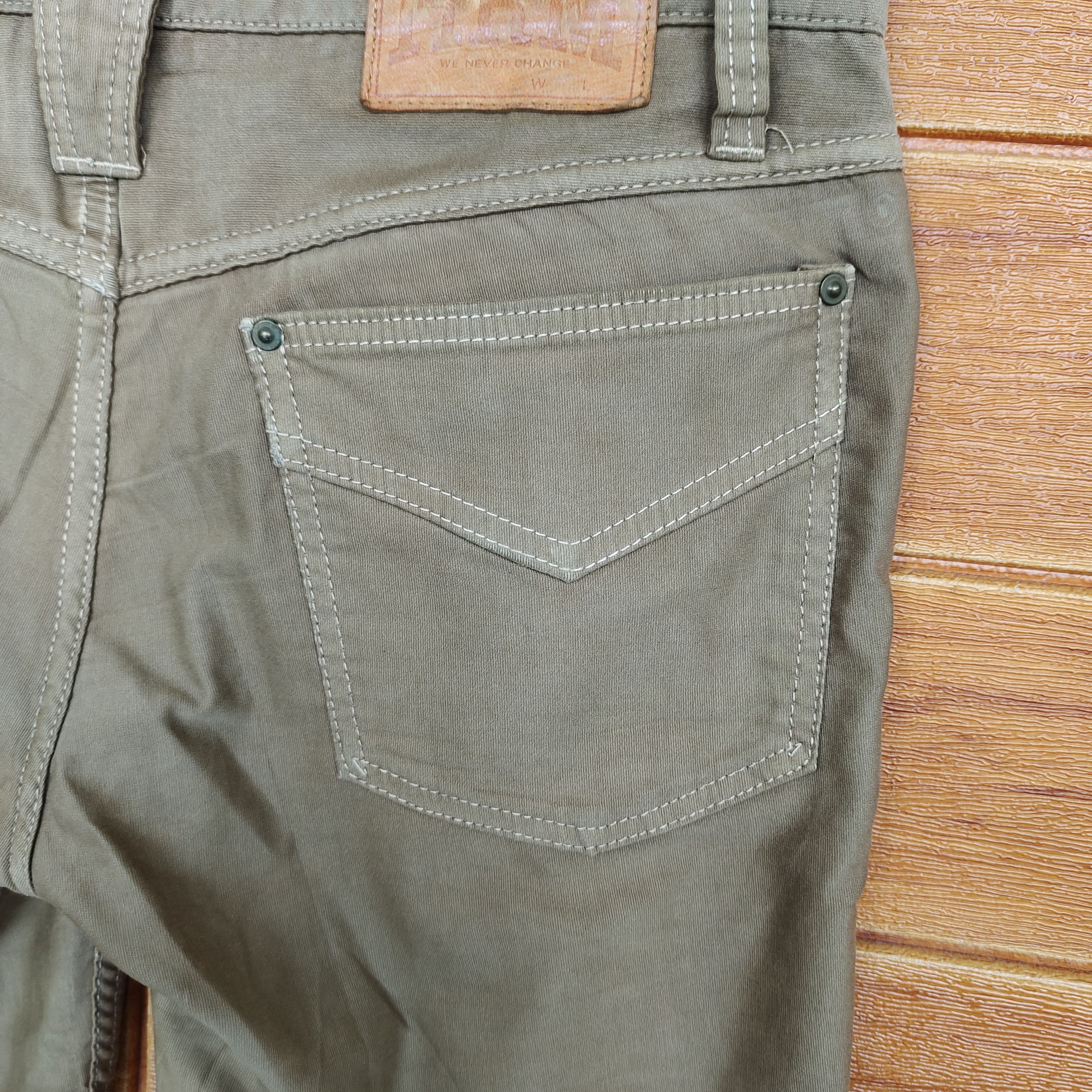 Hysteric Glamour H.R. Market Blue Blue Waxed Cotton Denim Pants Size US 32 / EU 48 - 8 Thumbnail