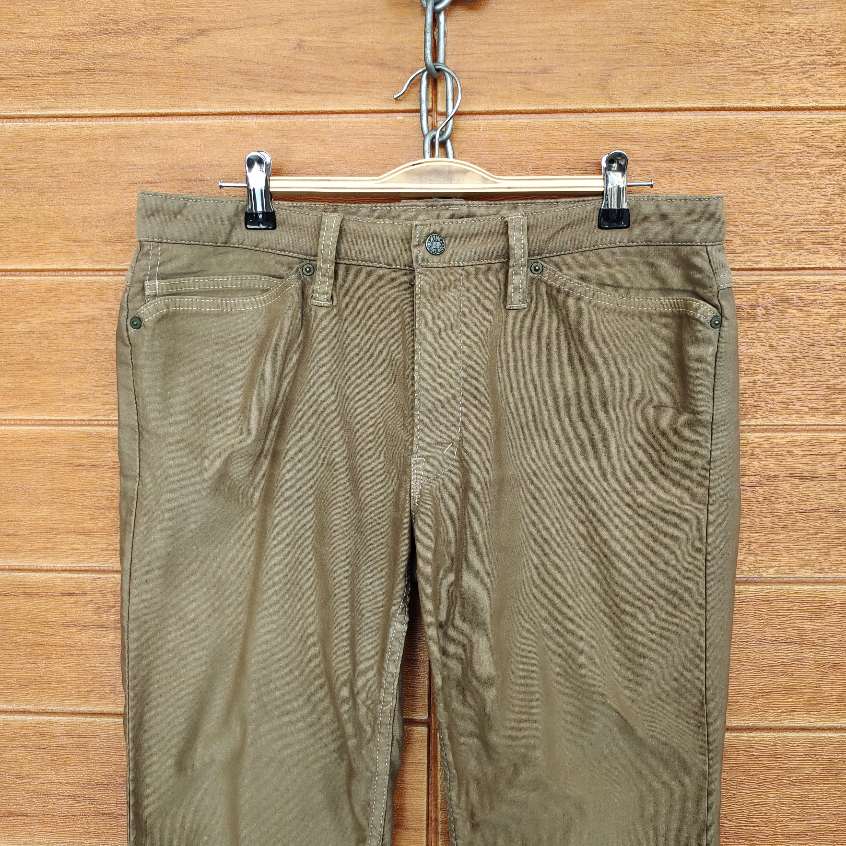 Hysteric Glamour H.R. Market Blue Blue Waxed Cotton Denim Pants Size US 32 / EU 48 - 2 Thumbnail