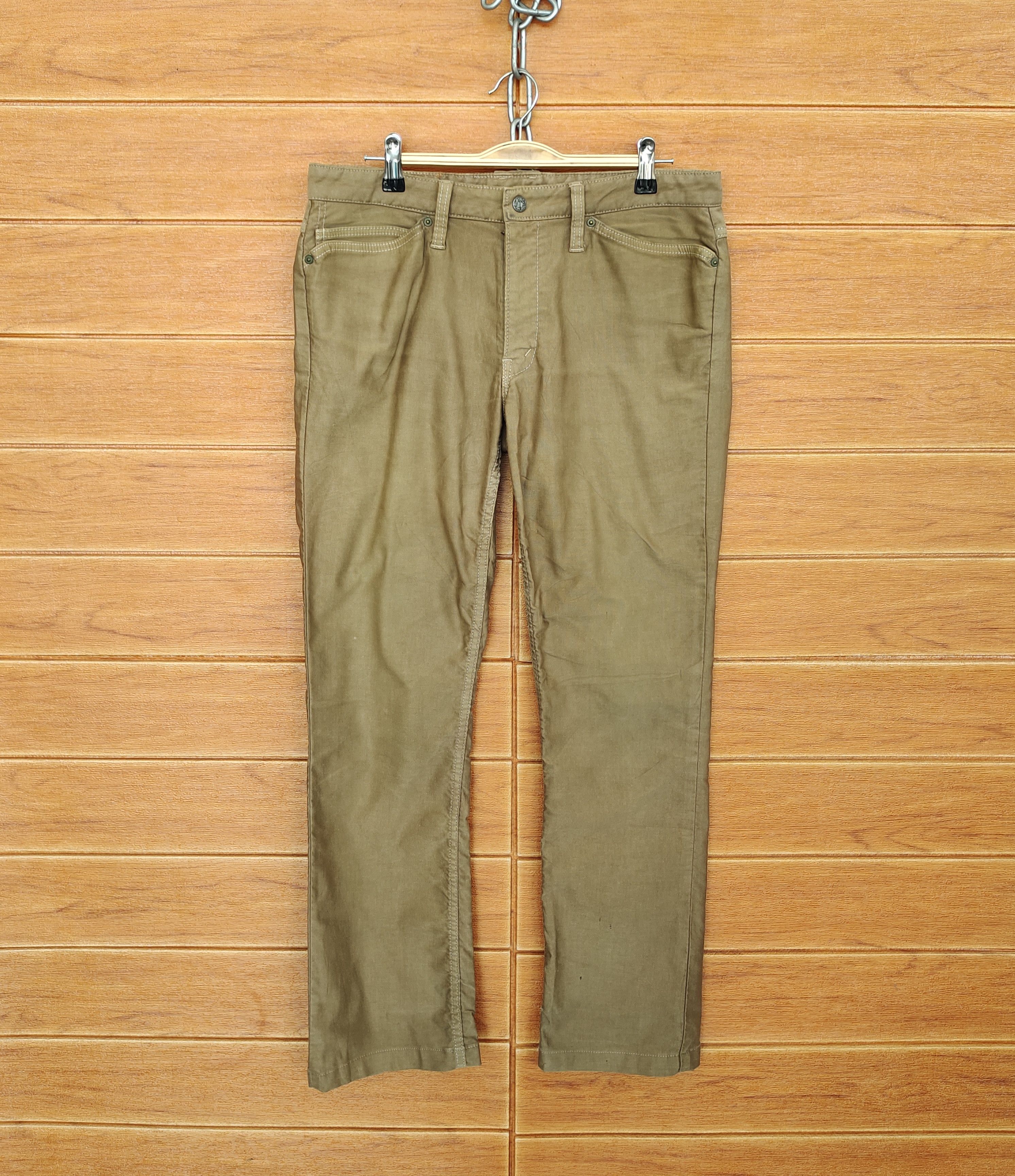 Hysteric Glamour H.R. Market Blue Blue Waxed Cotton Denim Pants Size US 32 / EU 48 - 1 Thumbnail