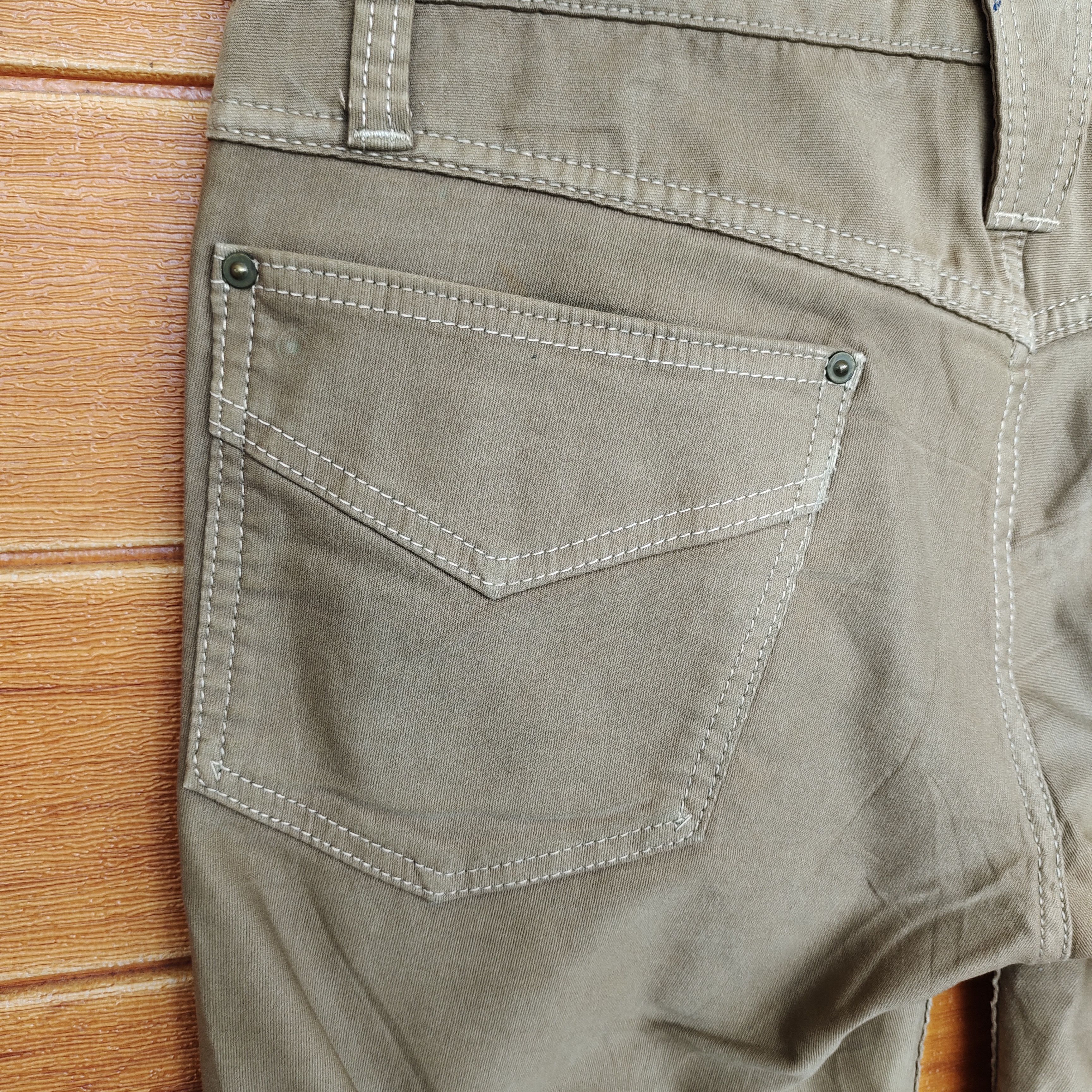 Hysteric Glamour H.R. Market Blue Blue Waxed Cotton Denim Pants Size US 32 / EU 48 - 9 Thumbnail