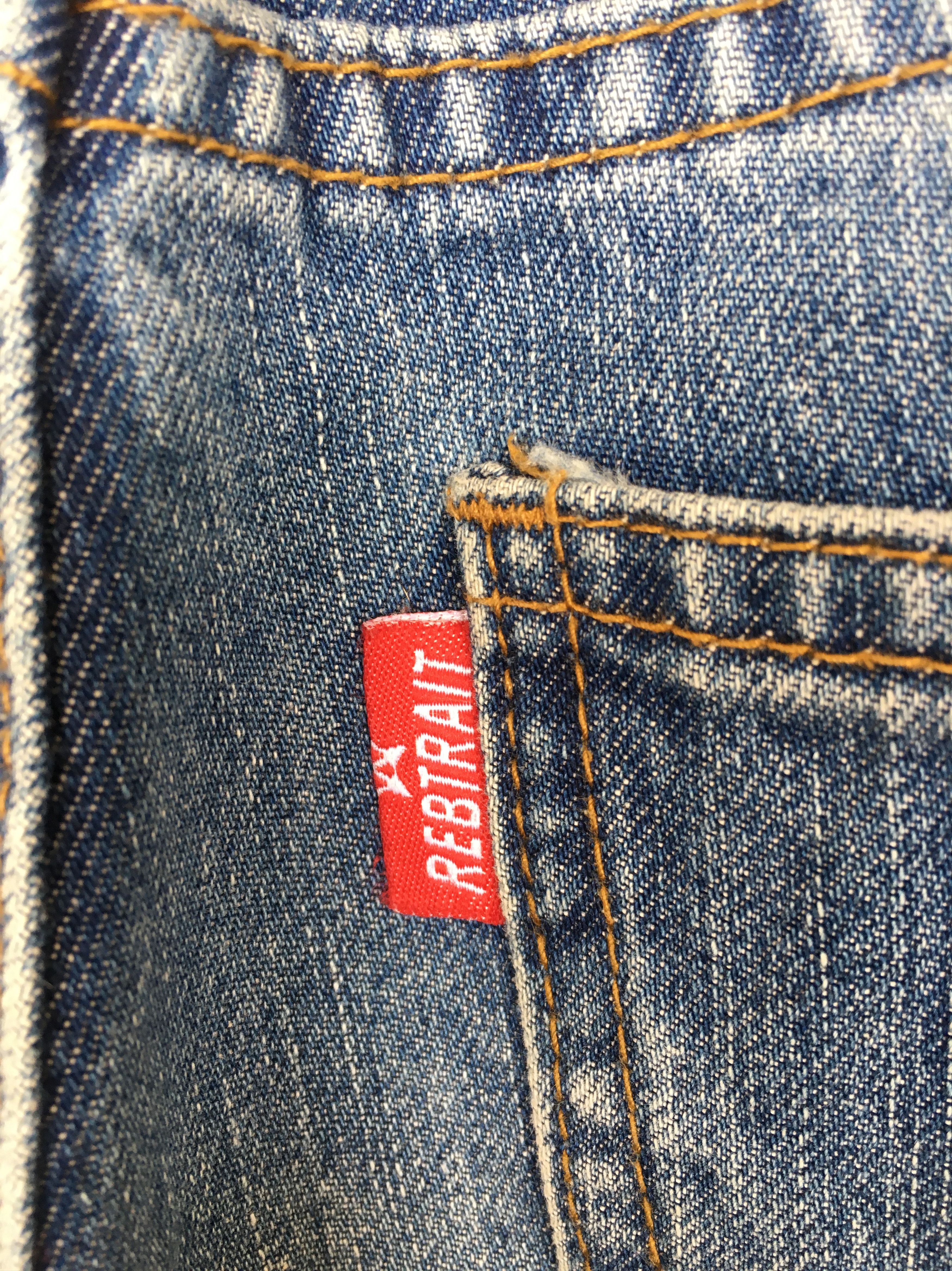 Final Home Rebtrait Distressed Denim Jeans Size US 34 / EU 50 - 17 Thumbnail