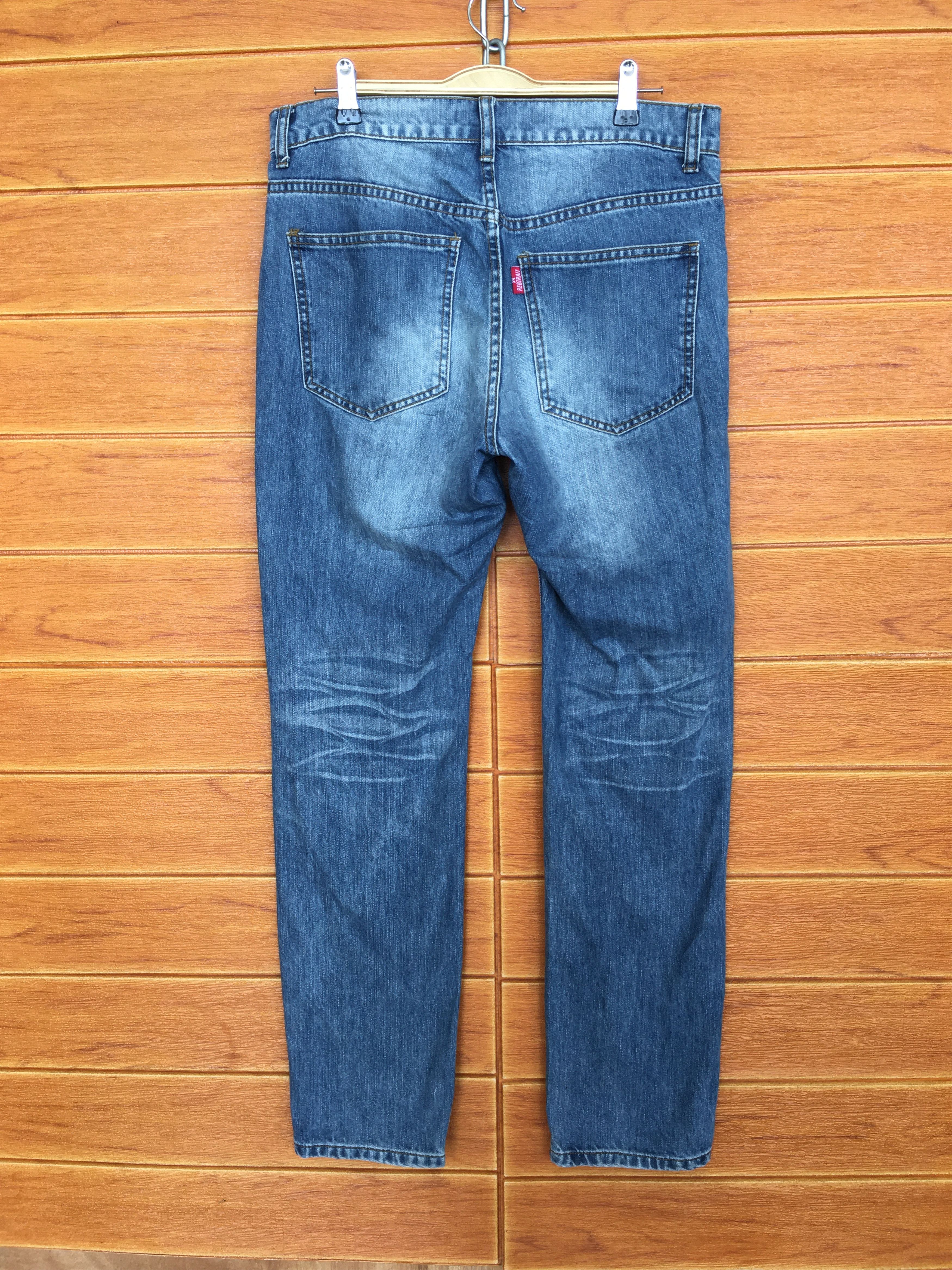 Final Home Rebtrait Distressed Denim Jeans Size US 34 / EU 50 - 13 Thumbnail