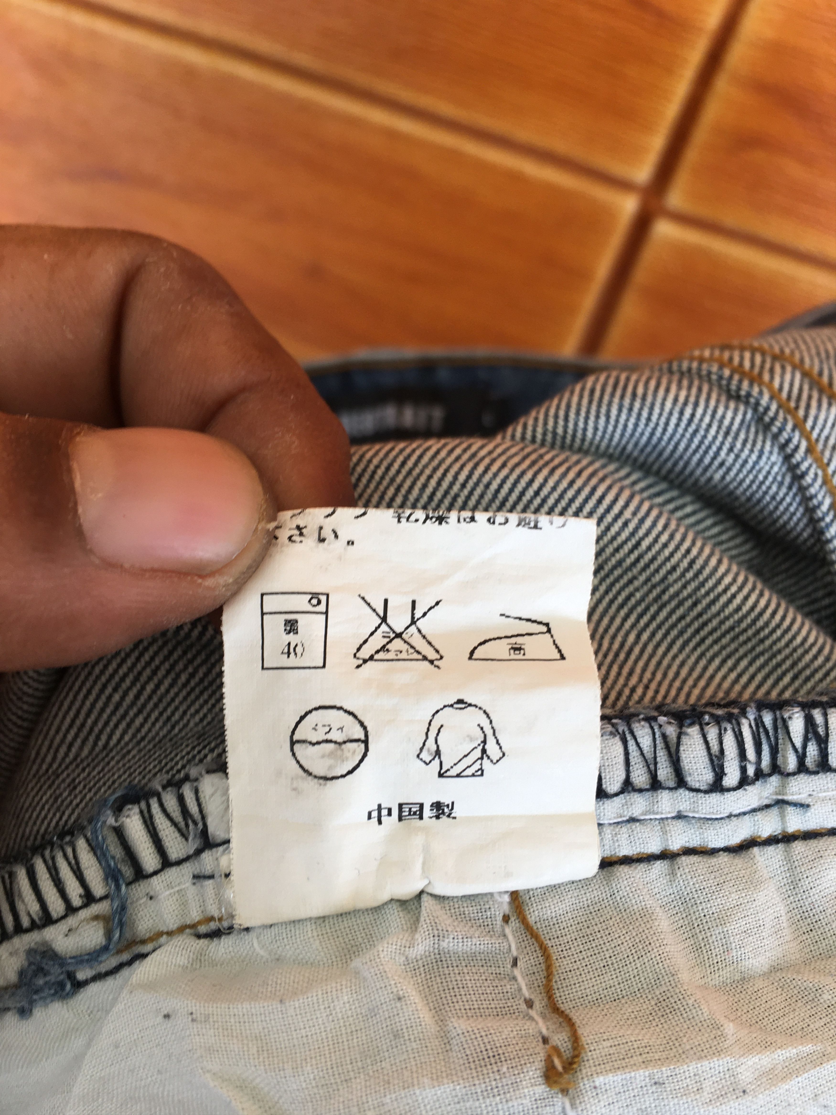 Final Home Rebtrait Distressed Denim Jeans Size US 34 / EU 50 - 22 Thumbnail