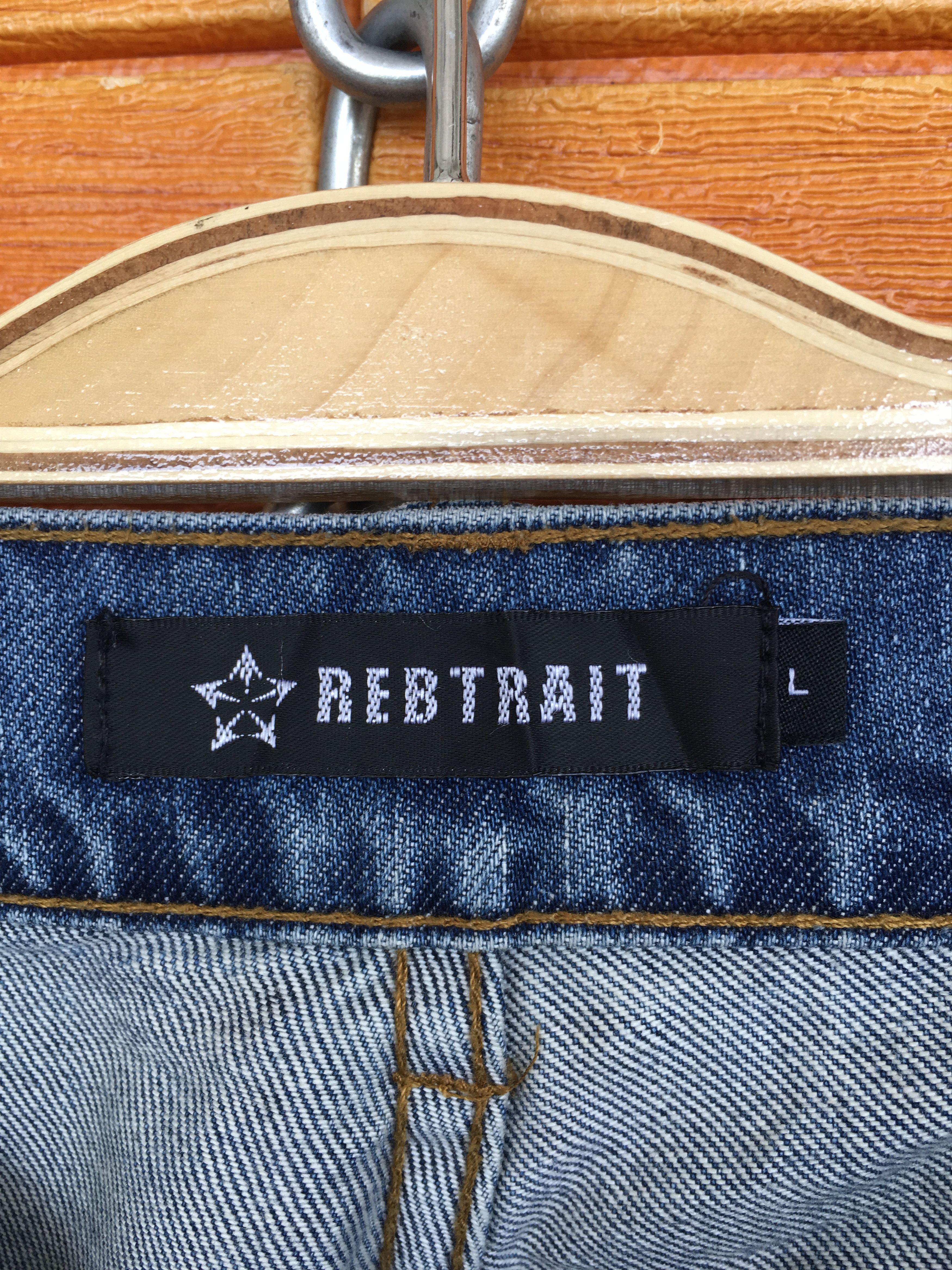 Final Home Rebtrait Distressed Denim Jeans Size US 34 / EU 50 - 21 Thumbnail