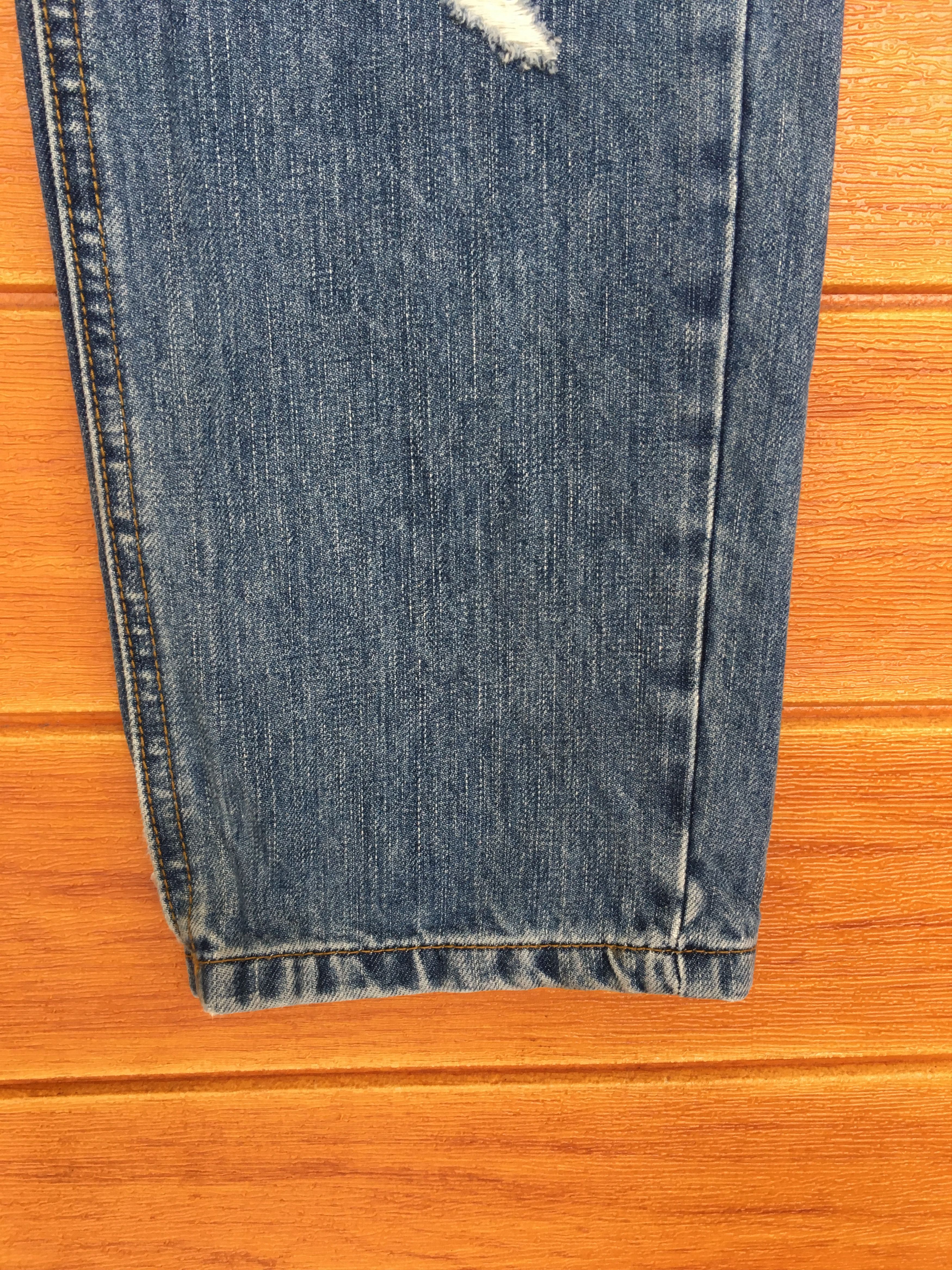 Final Home Rebtrait Distressed Denim Jeans Size US 34 / EU 50 - 12 Thumbnail