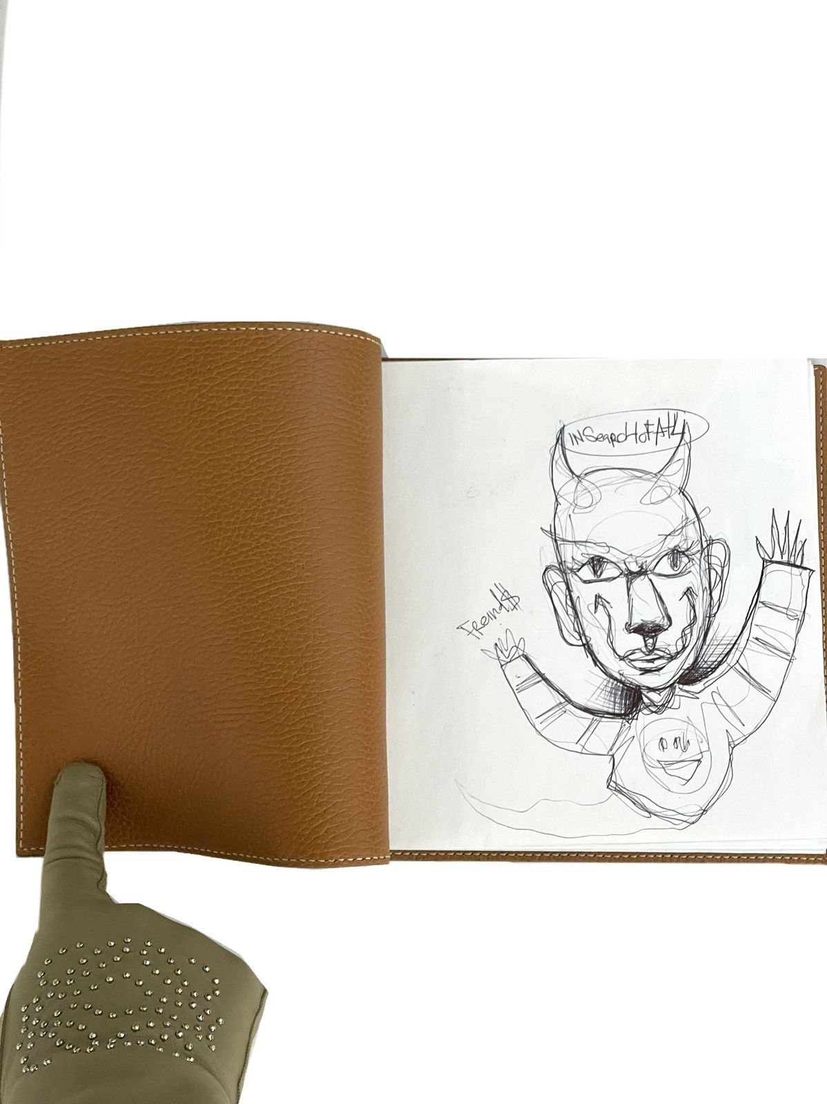 Jil Sander Jil Sander Calf Skin Notebook x Nyree Arts Size ONE SIZE - 1 Thumbnail