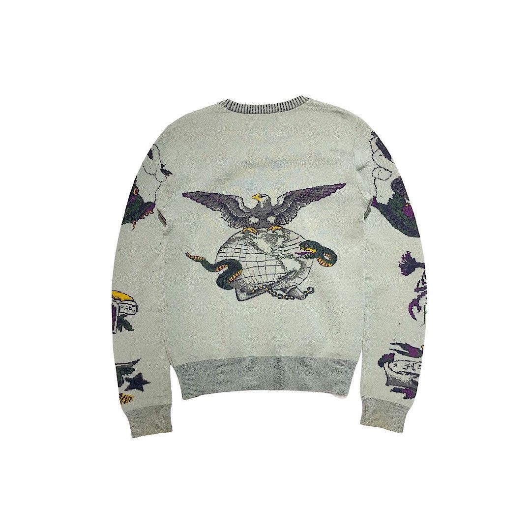 Yohji Yamamoto 03aw Yohji Yamamoto Pool Homme Tattoo Knit Size US M / EU 48-50 / 2 - 2 Thumbnail