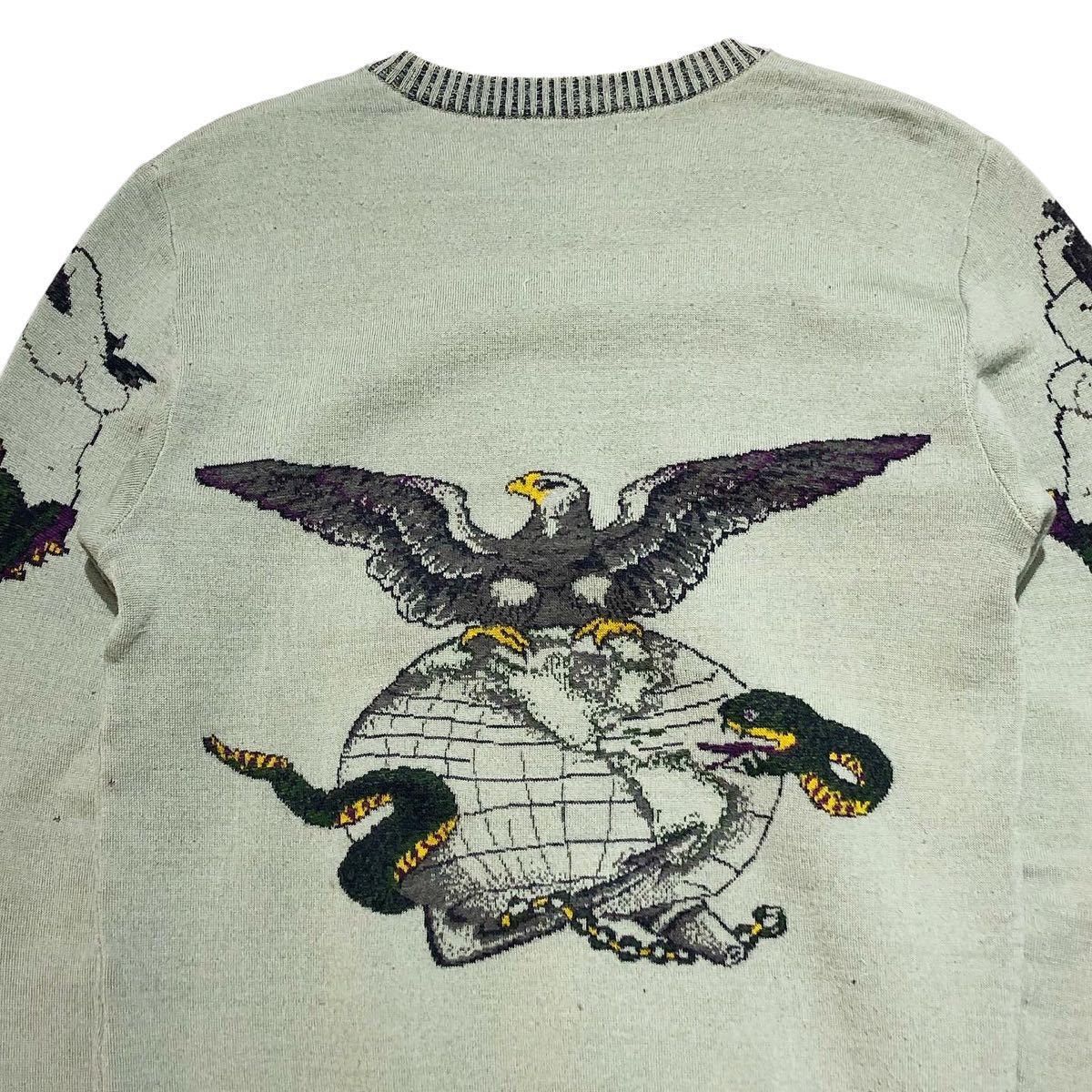 Yohji Yamamoto 03aw Yohji Yamamoto Pool Homme Tattoo Knit Size US M / EU 48-50 / 2 - 5 Thumbnail