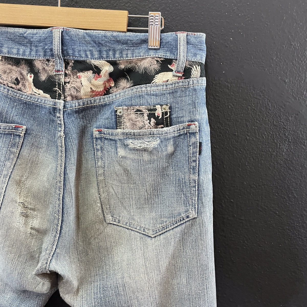 Japanese Brand Vintage Wild Khakis Distressed Denim Jeans Size US 33 - 8 Thumbnail