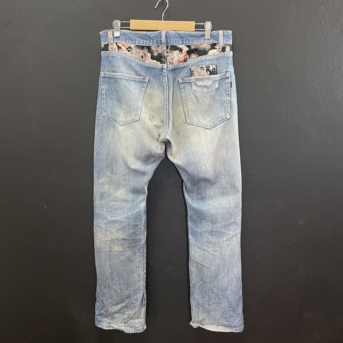 Japanese Brand Vintage Wild Khakis Distressed Denim Jeans Size US 33 - 7 Thumbnail