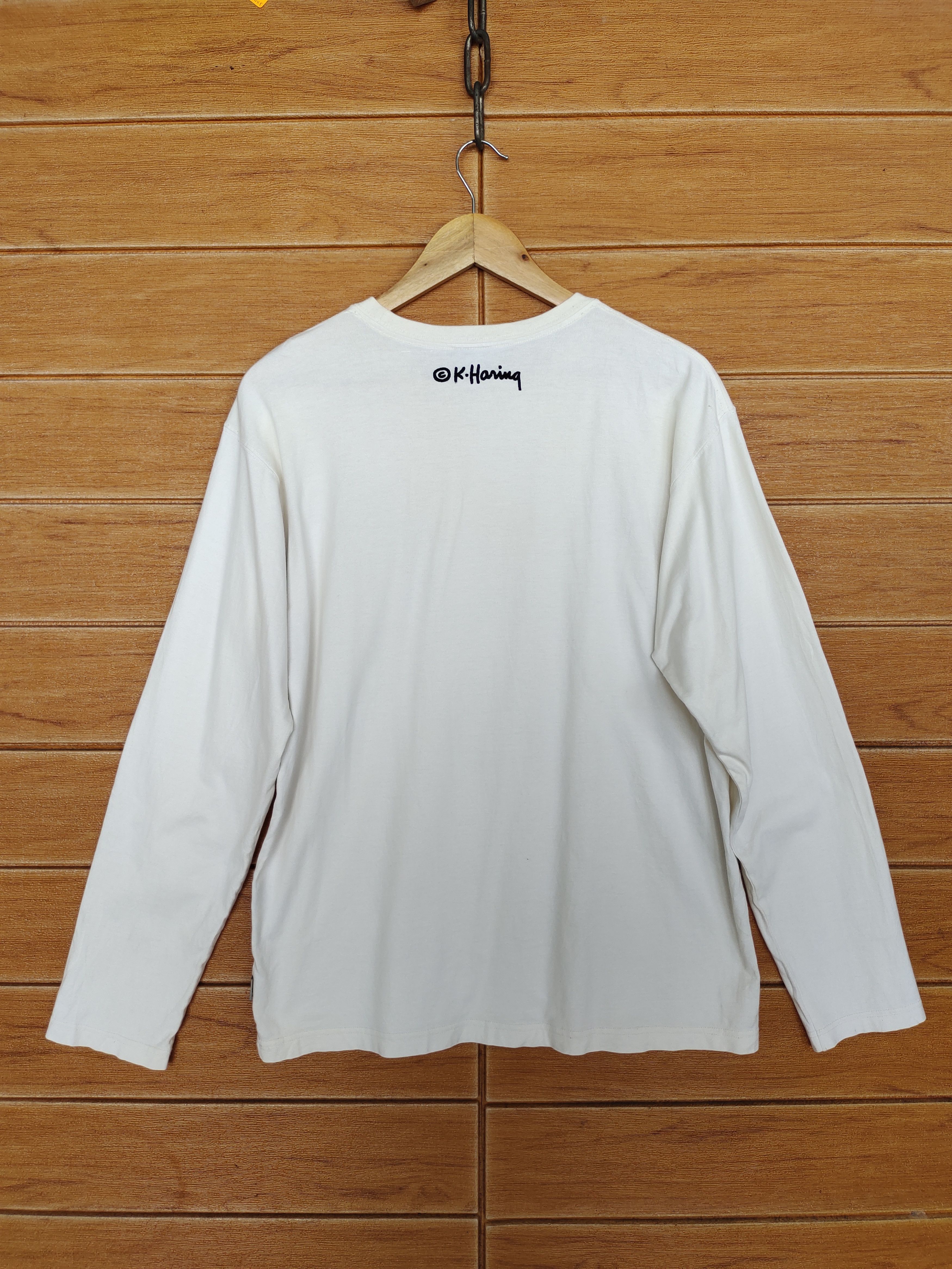 Keith Haring Vintage K. Haring Pop Art Longsleeve T Shirt Size US L / EU 52-54 / 3 - 5 Thumbnail