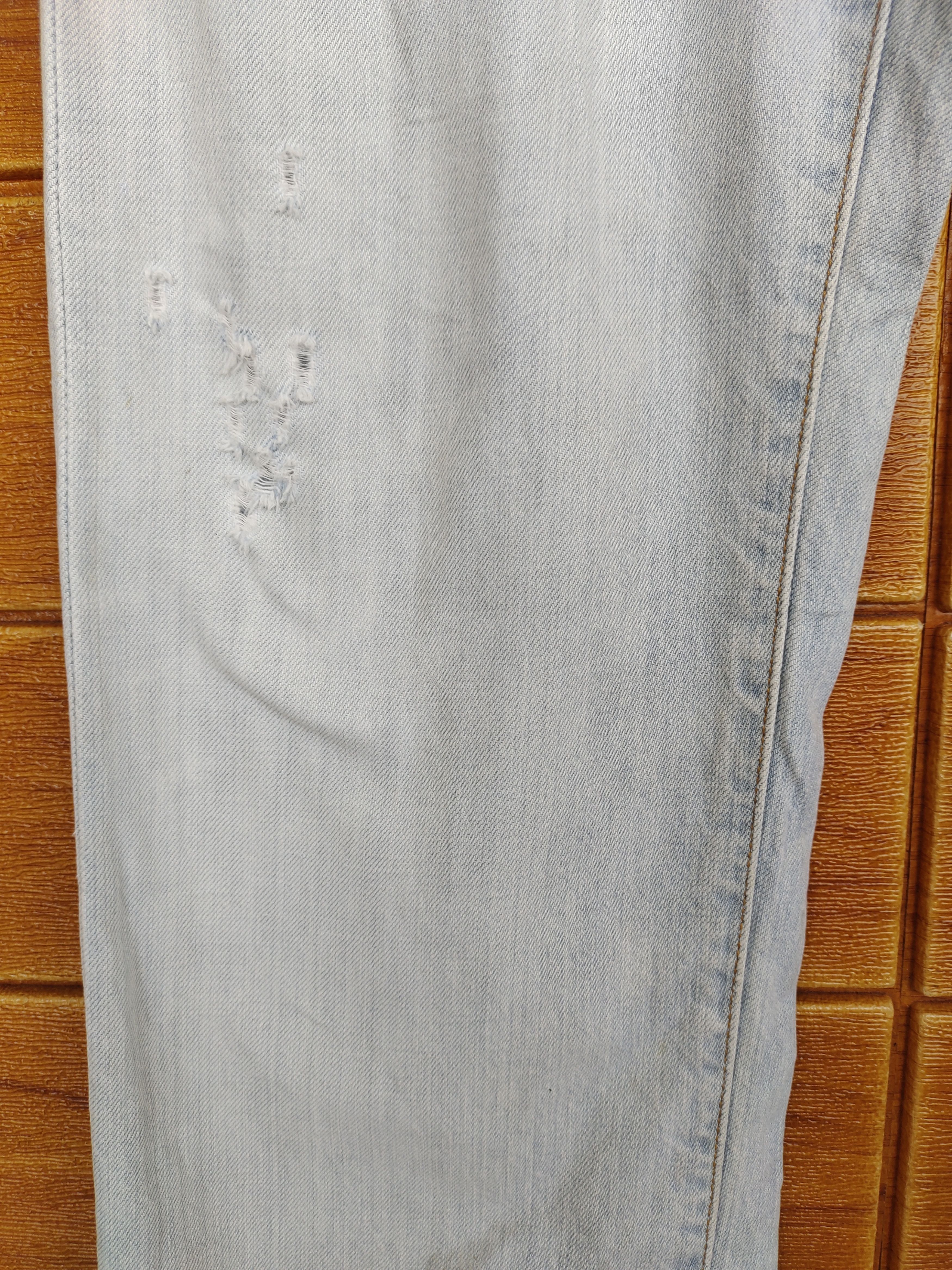 Levi's LEVIS 501 Distressed Denim Pants Size US 30 / EU 46 - 10 Thumbnail