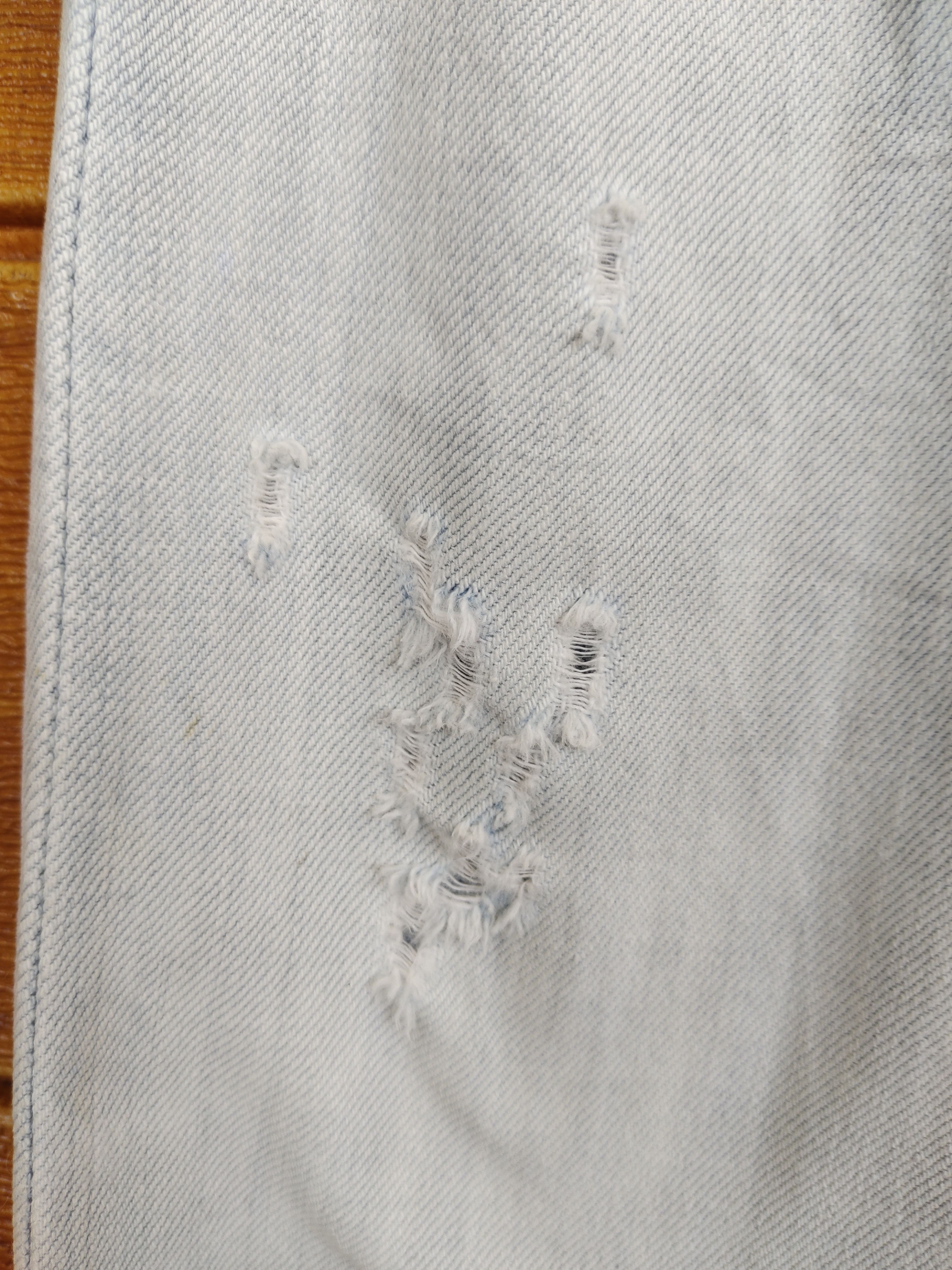Levi's LEVIS 501 Distressed Denim Pants Size US 30 / EU 46 - 8 Thumbnail
