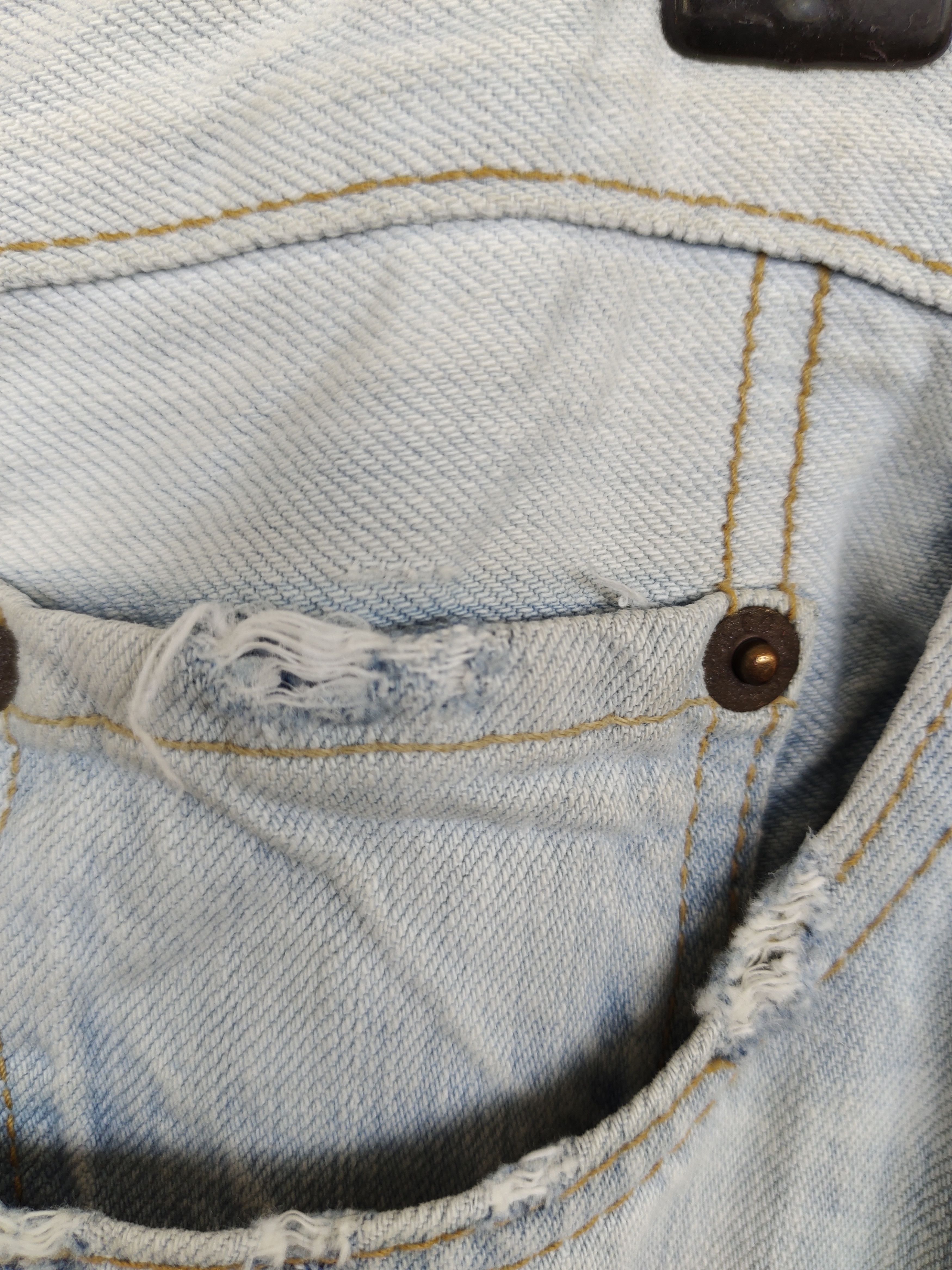 Levi's LEVIS 501 Distressed Denim Pants Size US 30 / EU 46 - 14 Thumbnail