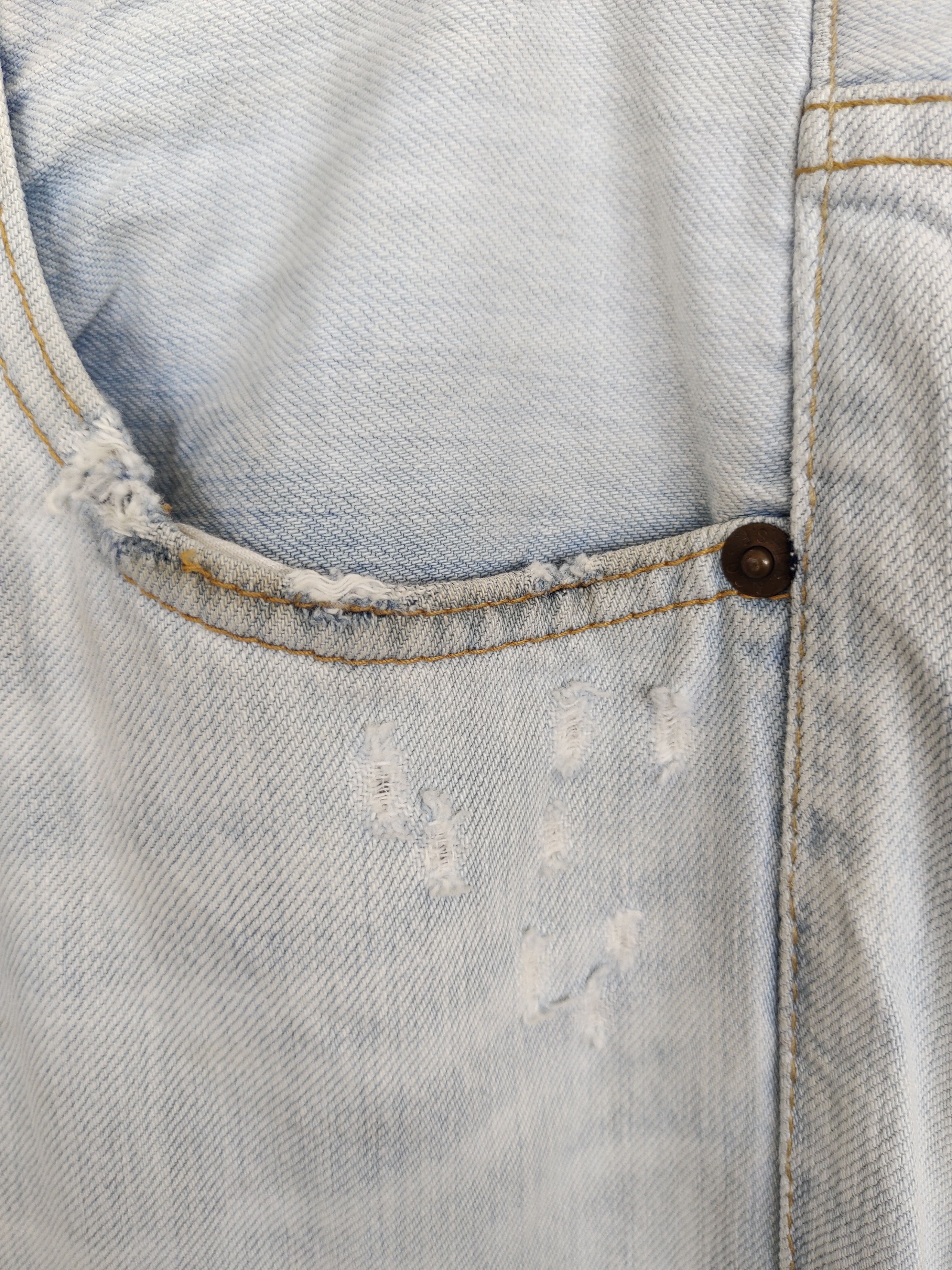 Levi's LEVIS 501 Distressed Denim Pants Size US 30 / EU 46 - 6 Thumbnail