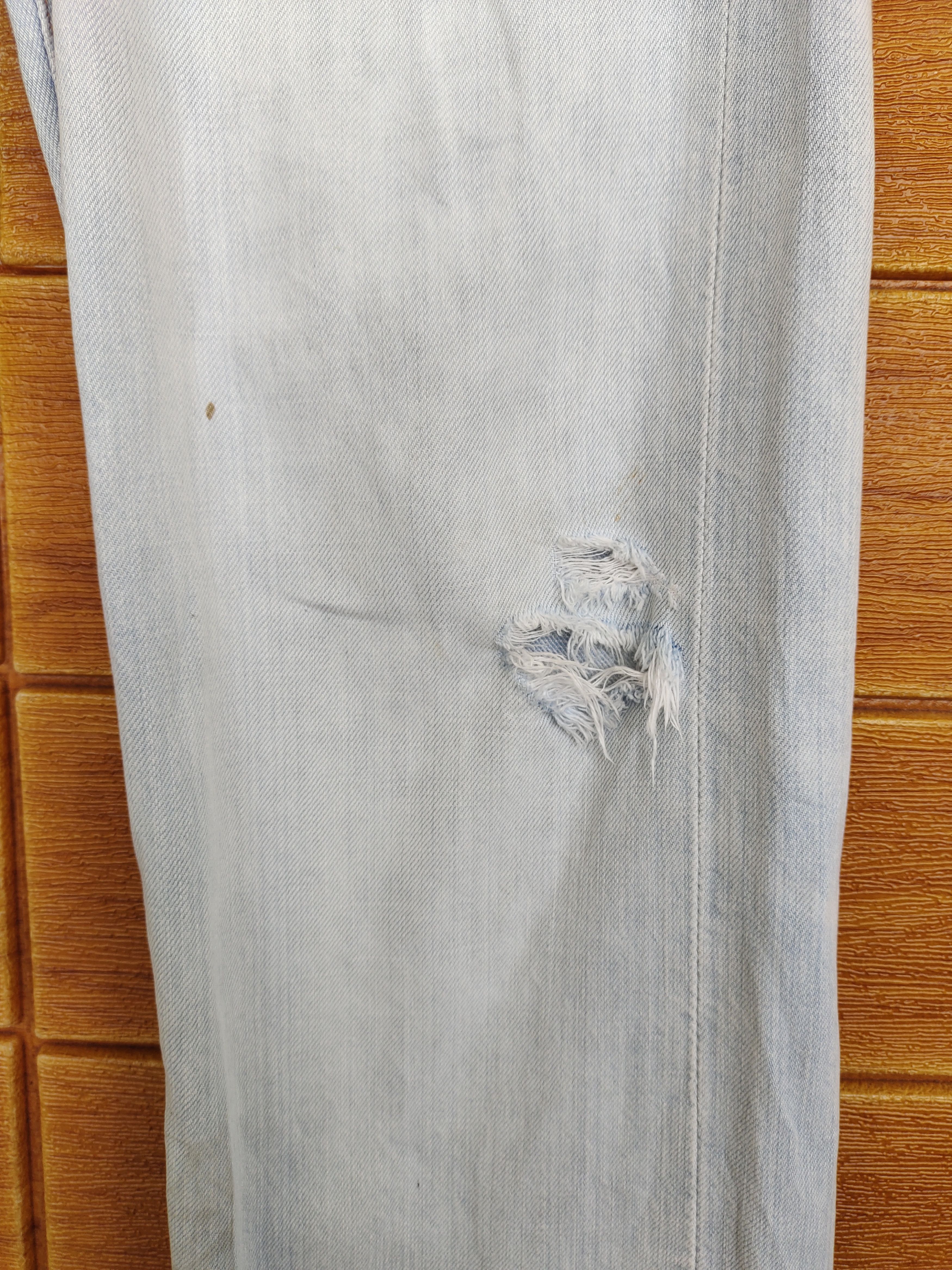 Levi's LEVIS 501 Distressed Denim Pants Size US 30 / EU 46 - 11 Thumbnail