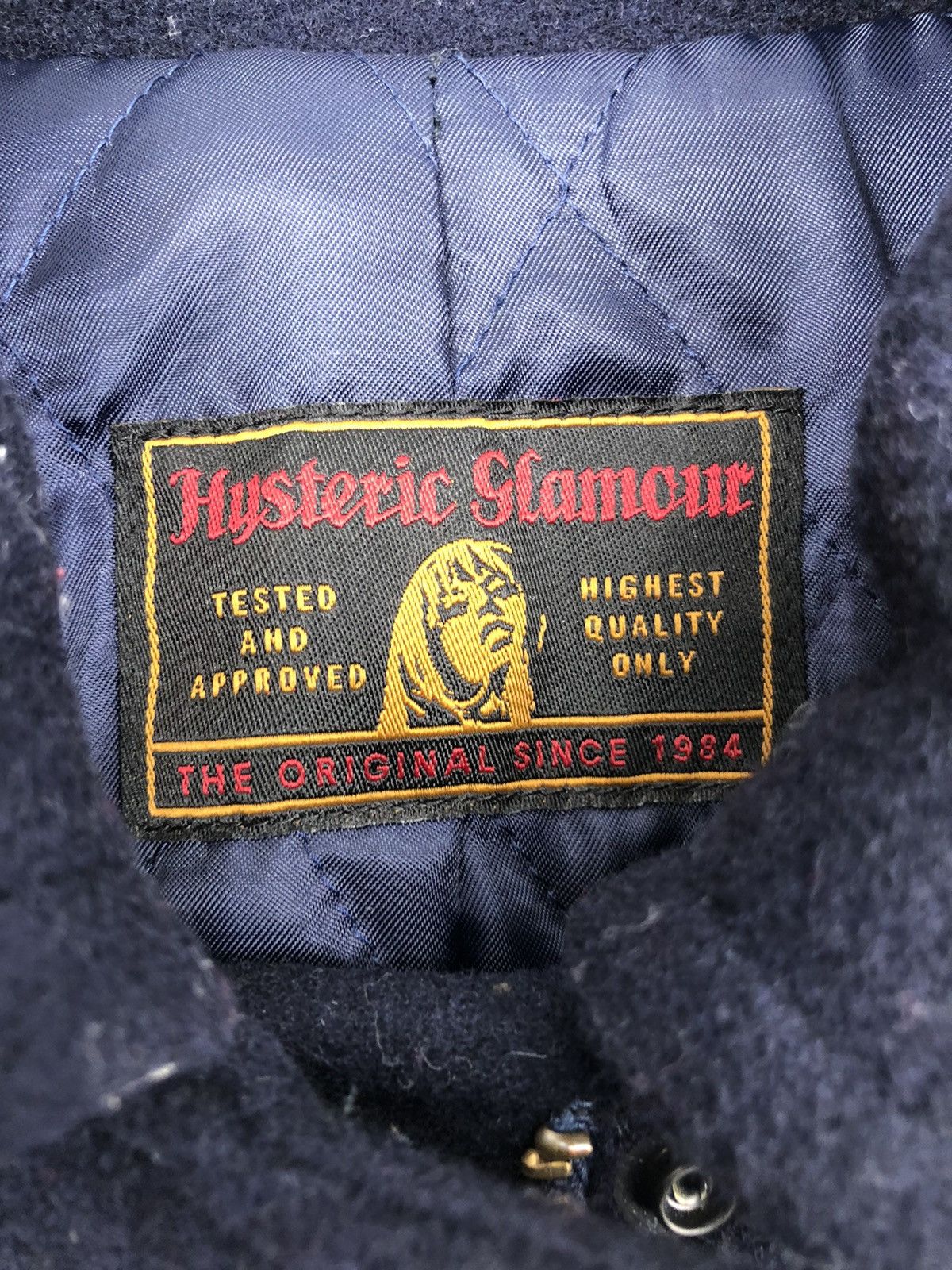 Hysteric Glamour Hysteric Glamour Navy Double Skull Duffle Coat Size US M / EU 48-50 / 2 - 5 Thumbnail