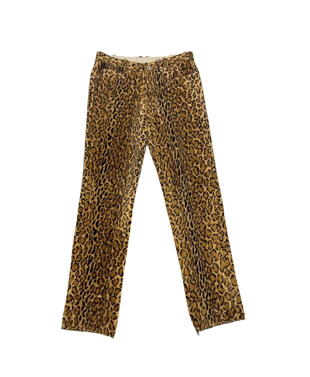 20471120 20471120 Hyoma AW97 Leopard Fur Pants Size US 29 - 1 Thumbnail