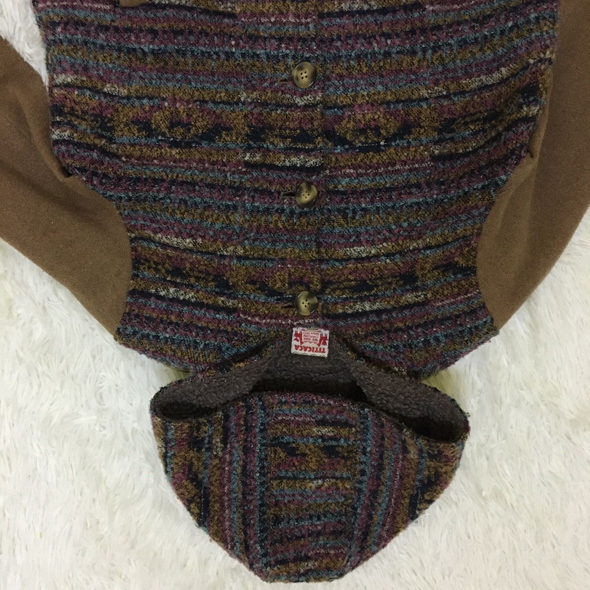 Japanese Brand Titicaca Wool Hoodie Made in Japan Size US M / EU 48-50 / 2 - 5 Thumbnail