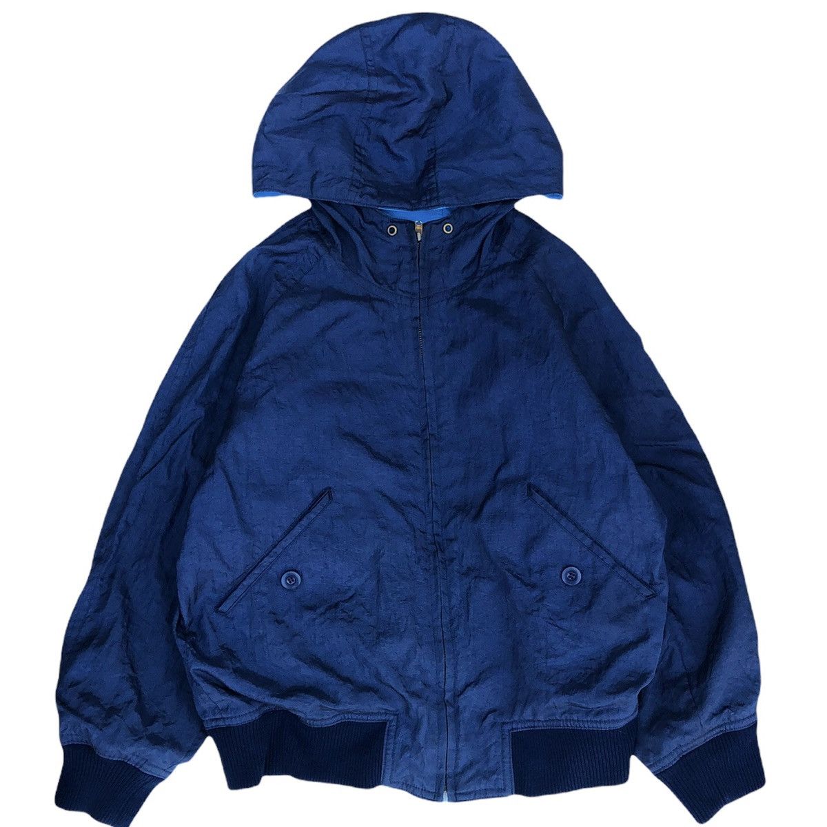 Issey Miyake Issey Miyake Reversible Nylon Hoodie Size US M / EU 48-50 / 2 - 3 Thumbnail