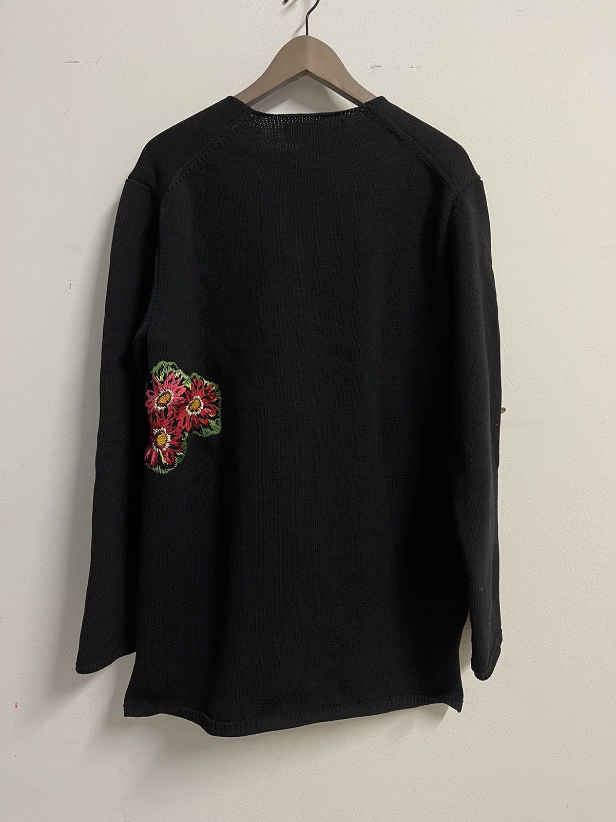 Comme des Garcons Homme Plus HOMME PLUS SS22 floral embroidery spongy knit Size US L / EU 52-54 / 3 - 2 Thumbnail