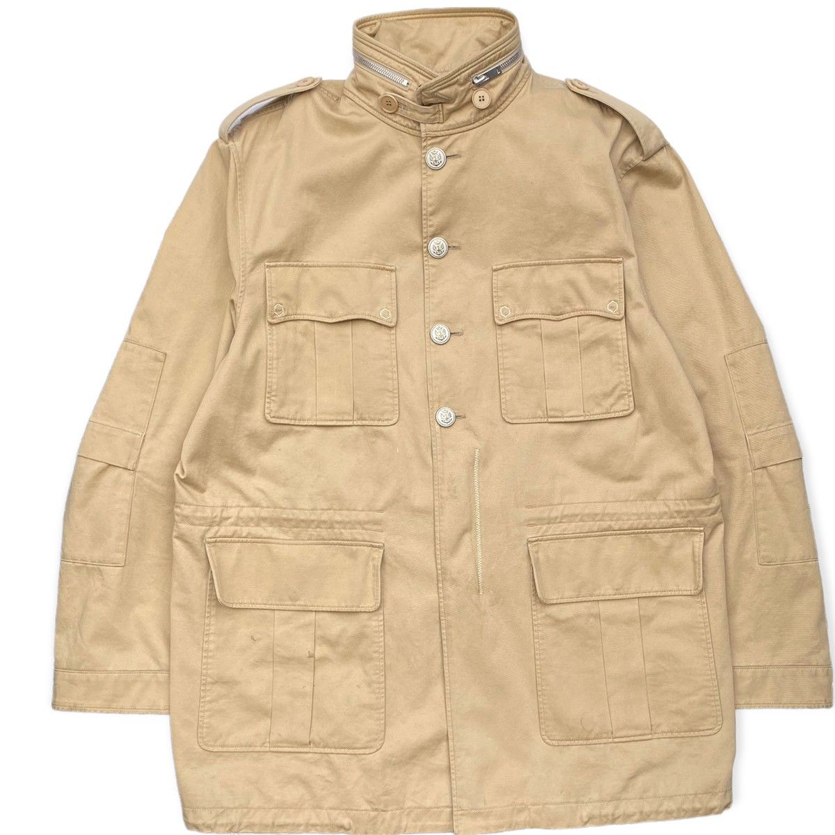 Maison Margiela Beige Military Coat (With Hood)