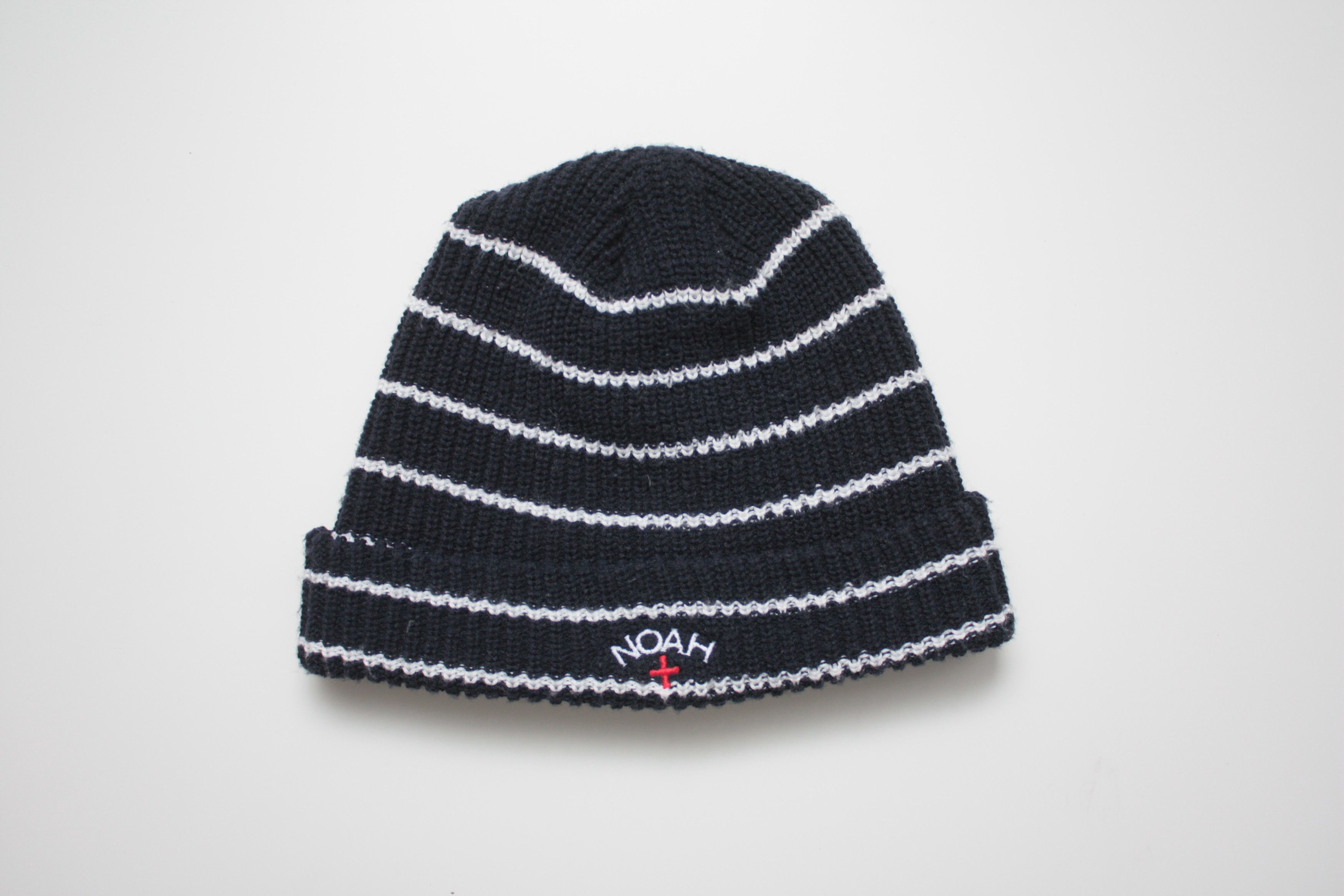 Noah Noah Navy Striped Acryl Hat Size ONE SIZE - 1 Thumbnail