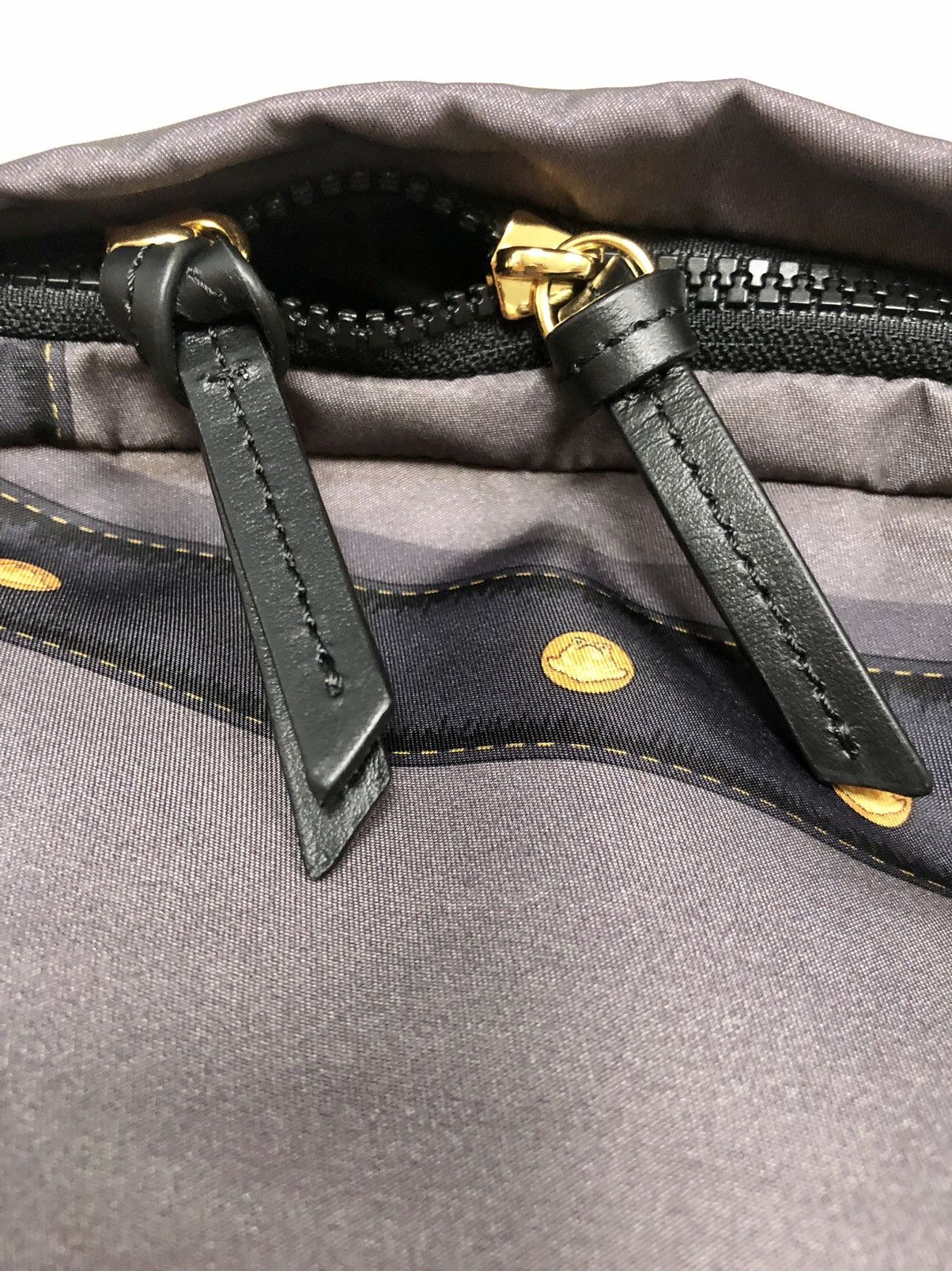 Versace Bondage Medusa Head Backpack In Grey Nylon/Leather Size ONE SIZE - 12 Thumbnail