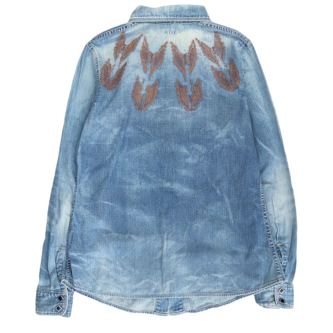 Kapital Kapital Denim Shirt Size S / US 4 / IT 40 - 2 Thumbnail