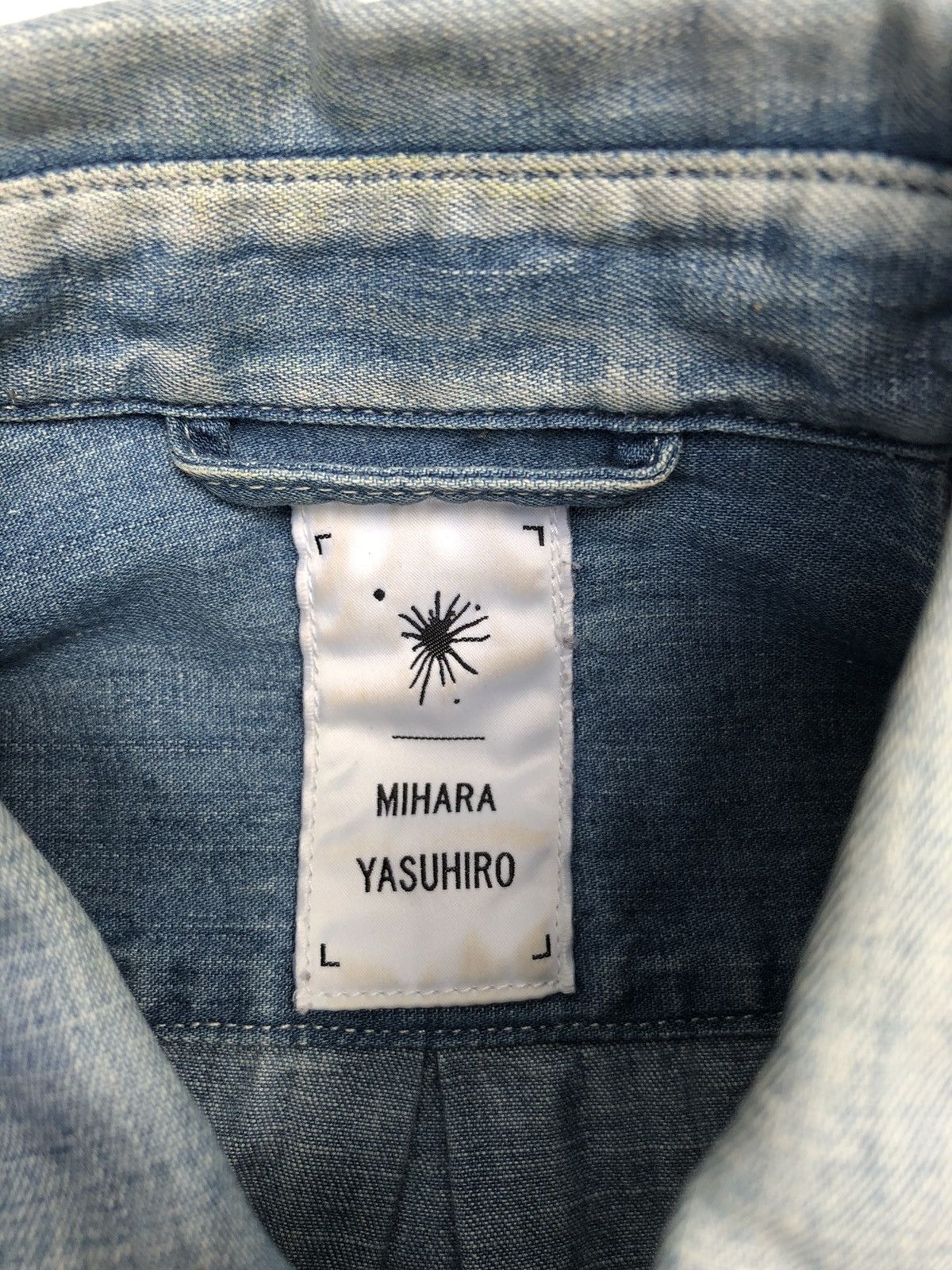 Maison MIHARA YASUHIRO MIHARAYASUHIRO Damage Denim Shirt Size US M / EU 48-50 / 2 - 7 Thumbnail