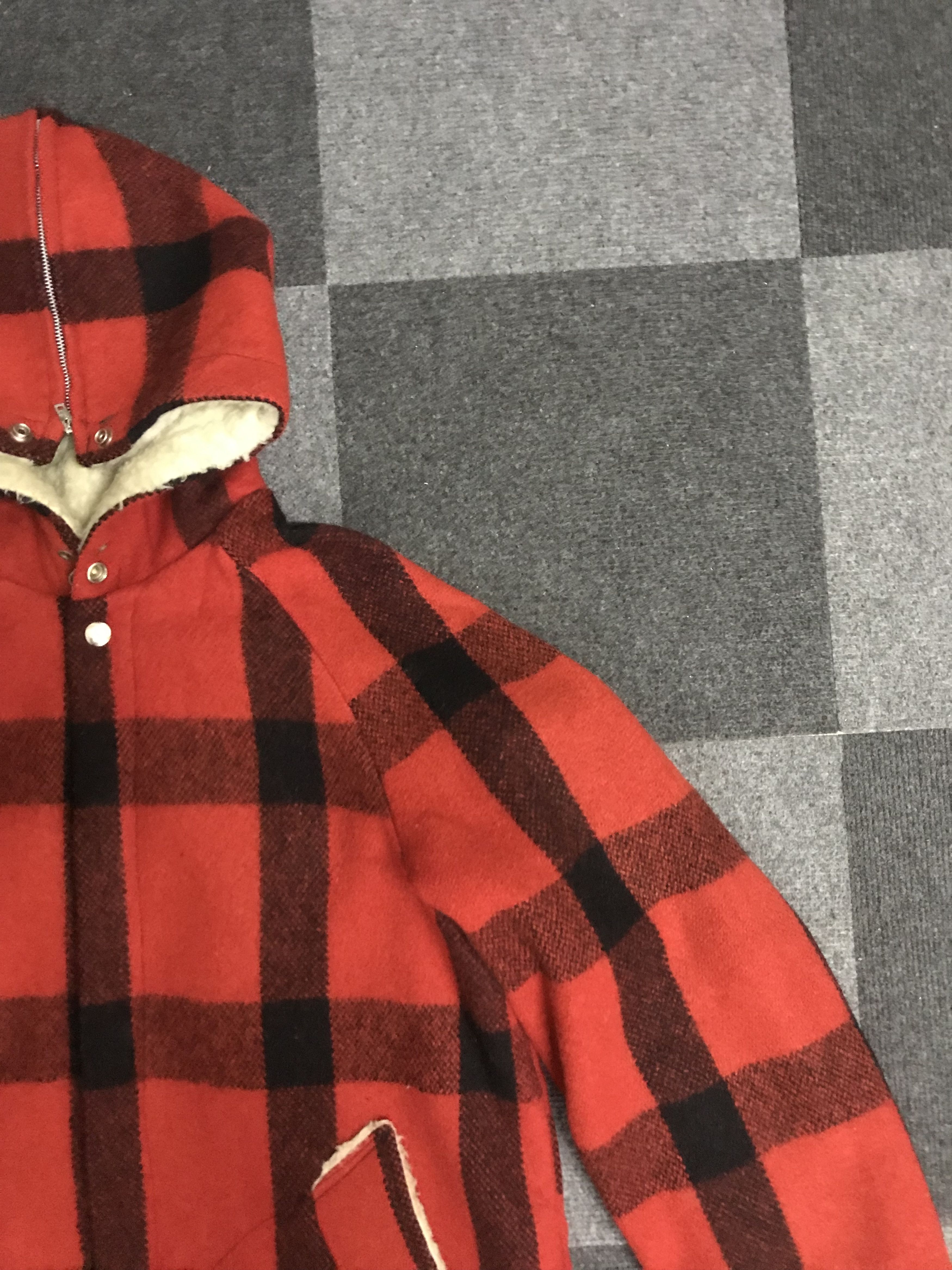 Vintage JW34 Vintage 60s Mountain Parka Plaid Wool Conmatic Zipper Size US M / EU 48-50 / 2 - 3 Thumbnail
