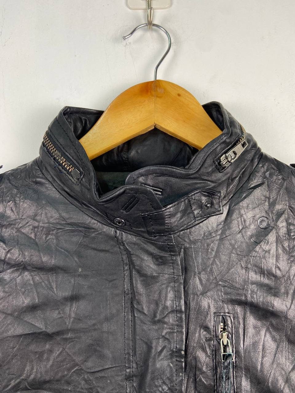 Japanese Brand 🇯🇵 Japanese Brand Vintage Leather Jacket Punk Biker Style Size M / US 6-8 / IT 42-44 - 11 Thumbnail