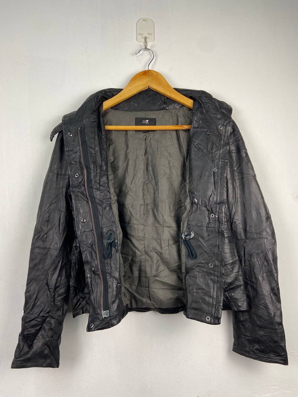 Japanese Brand 🇯🇵 Japanese Brand Vintage Leather Jacket Punk Biker Style Size M / US 6-8 / IT 42-44 - 3 Thumbnail