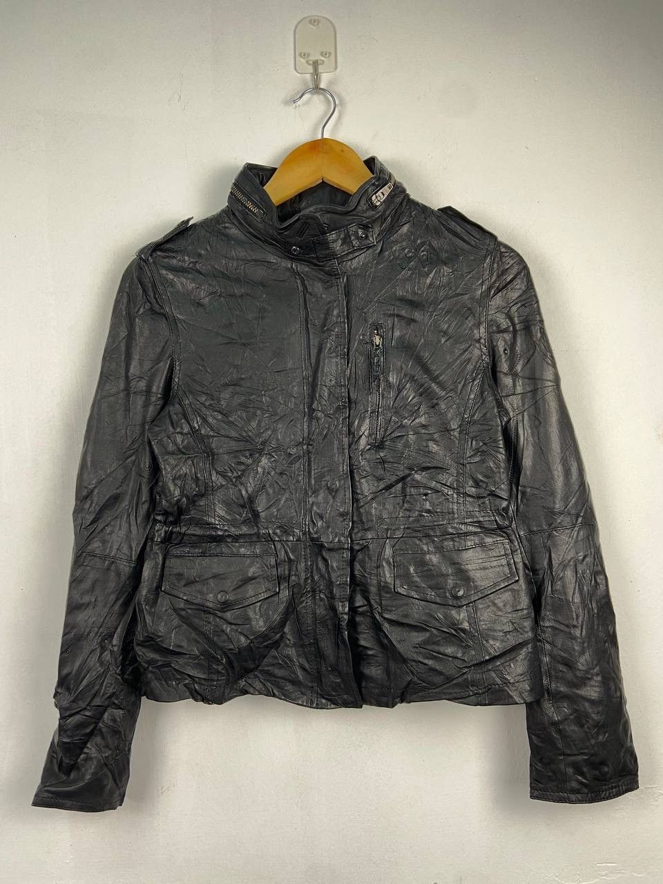 Japanese Brand 🇯🇵 Japanese Brand Vintage Leather Jacket Punk Biker Style Size M / US 6-8 / IT 42-44 - 2 Thumbnail