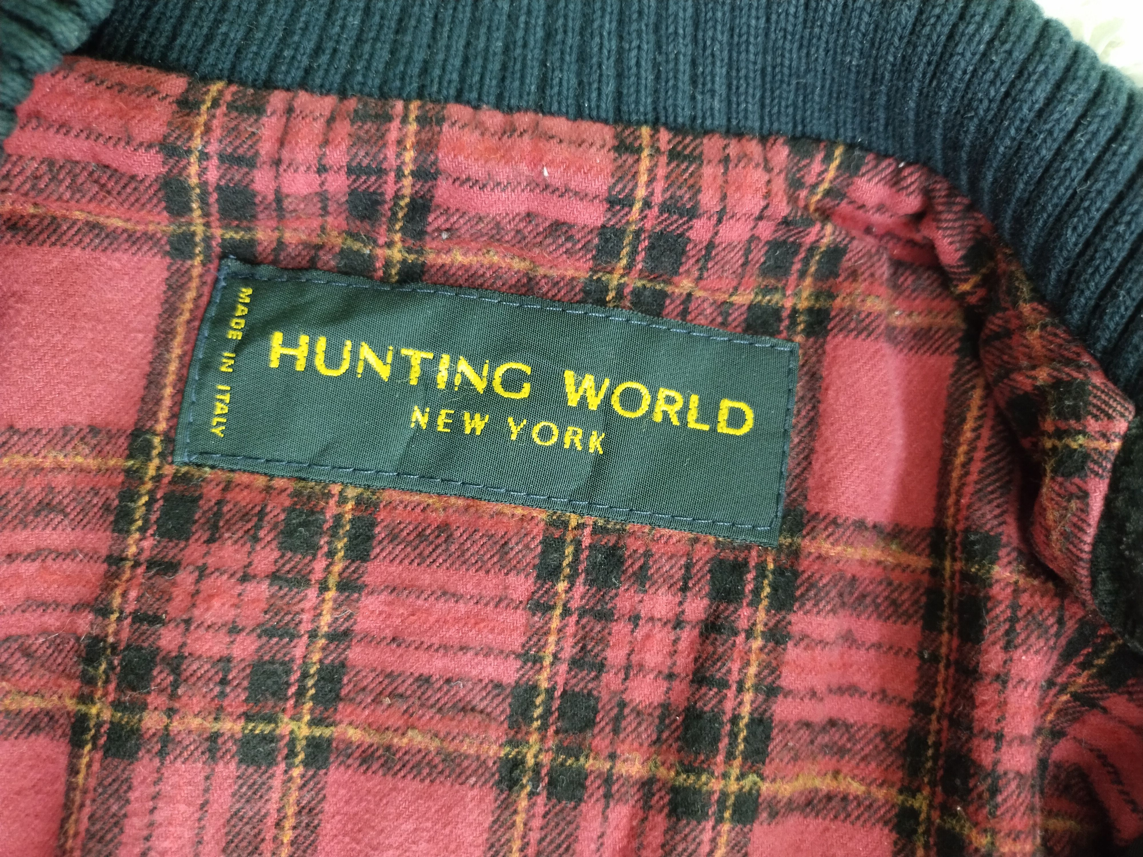 Vintage Vintage Hunting World New York Tartan Lined Jacket Size US L / EU 52-54 / 3 - 15 Thumbnail