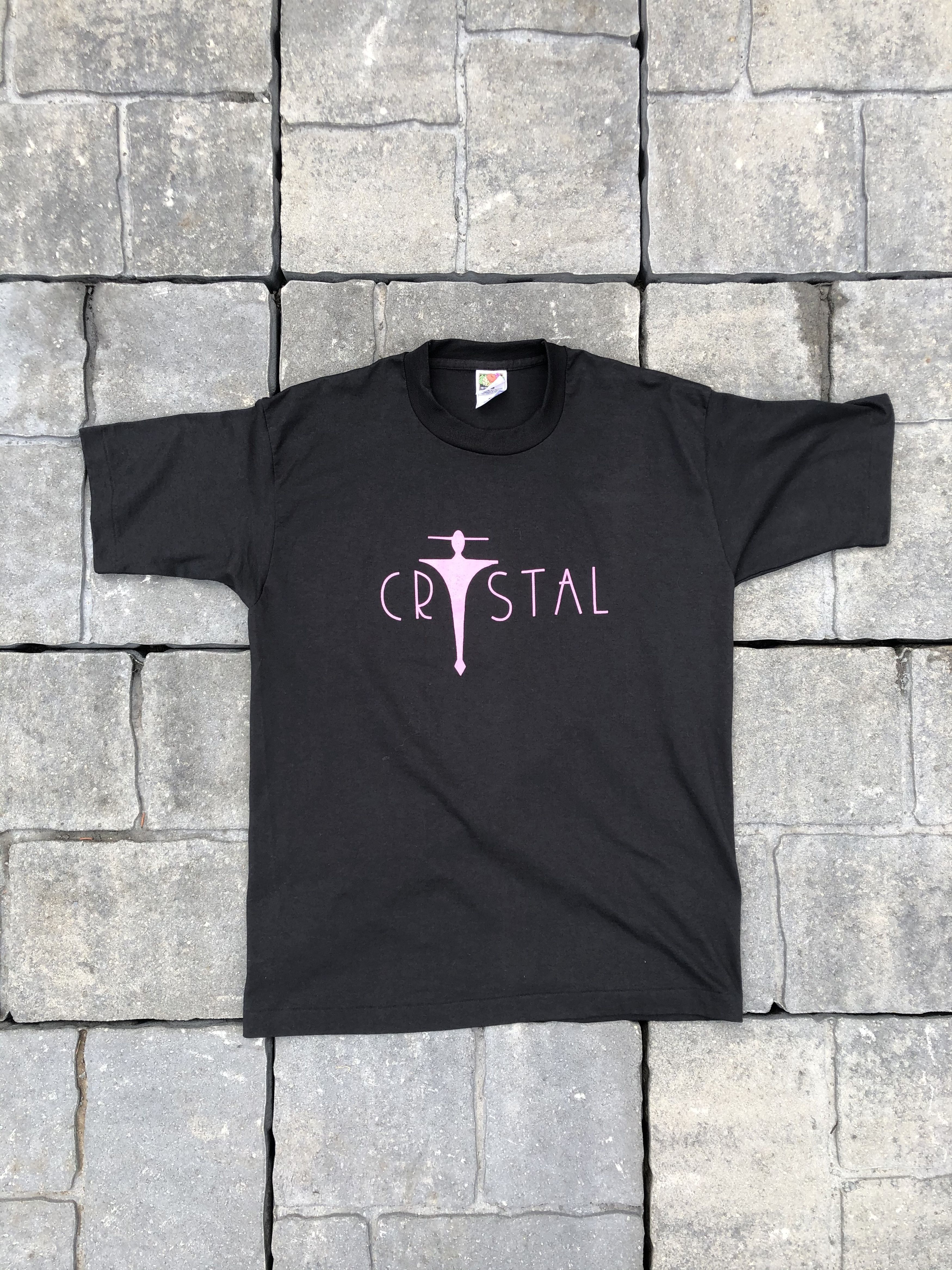 Fruit Of The Loom × Vintage Single Stitch "Crystal" Tee Size US L / EU 52-54 / 3 - 1 Thumbnail