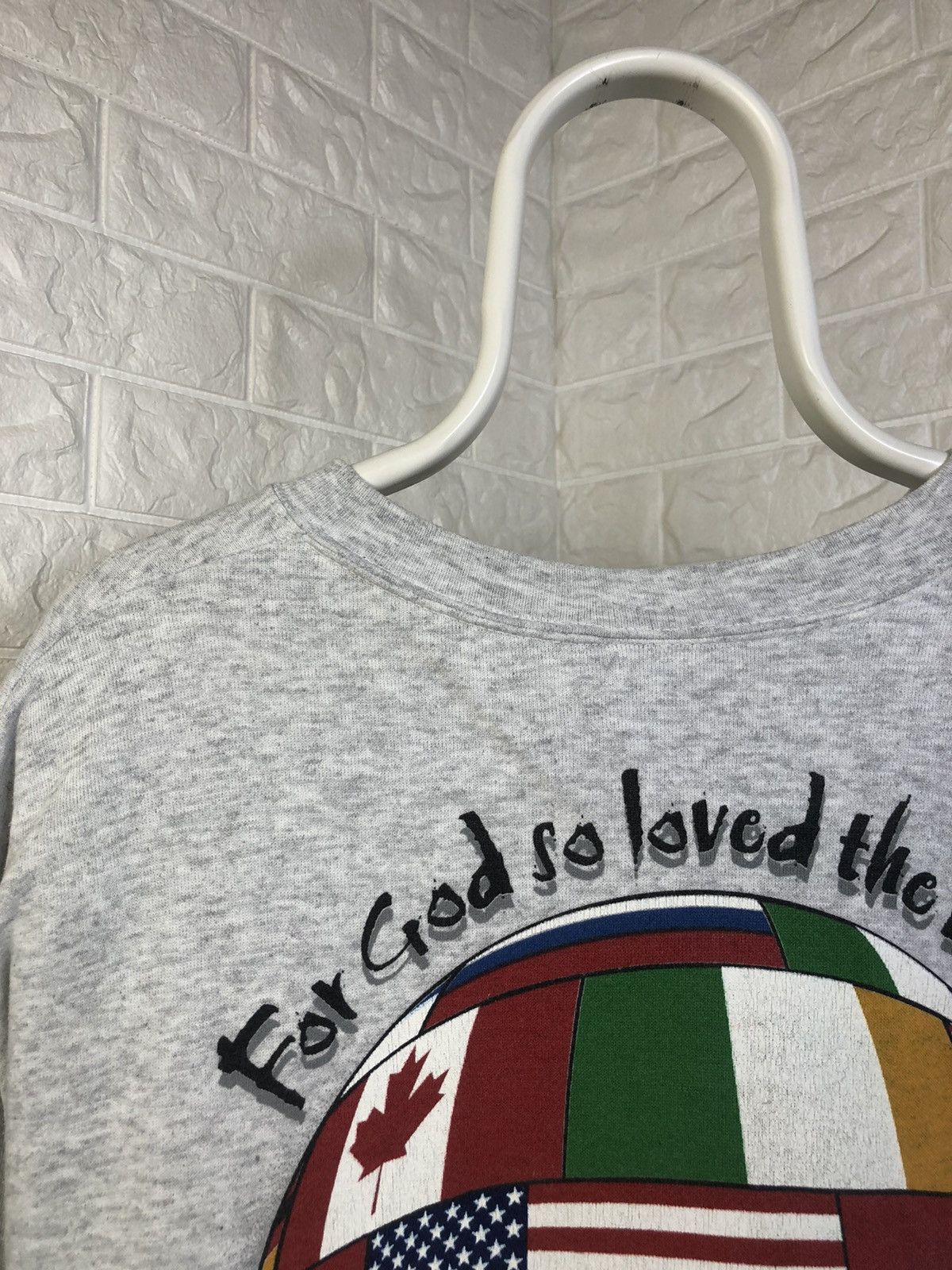 90s For God So Leved The World Sweatshirt