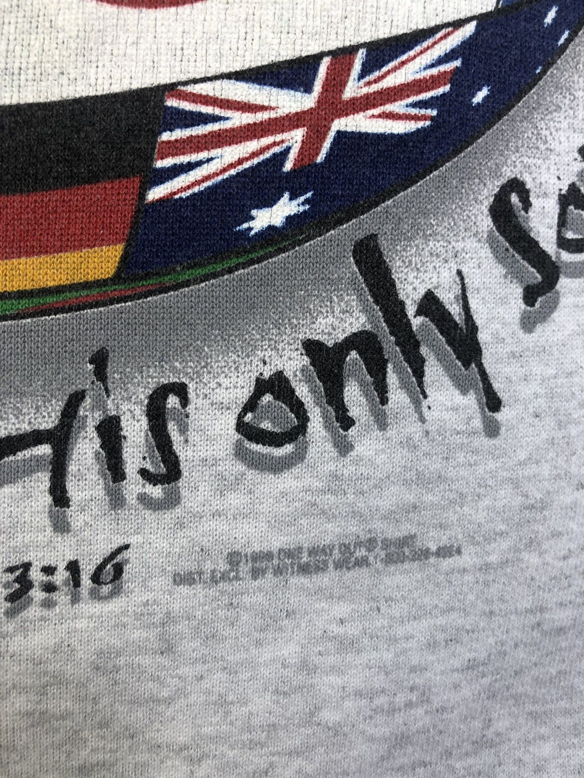 90s For God So Leved The World Sweatshirt