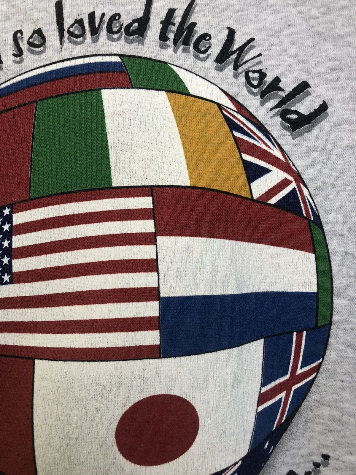 90s For God So Leved The World Sweatshirt
